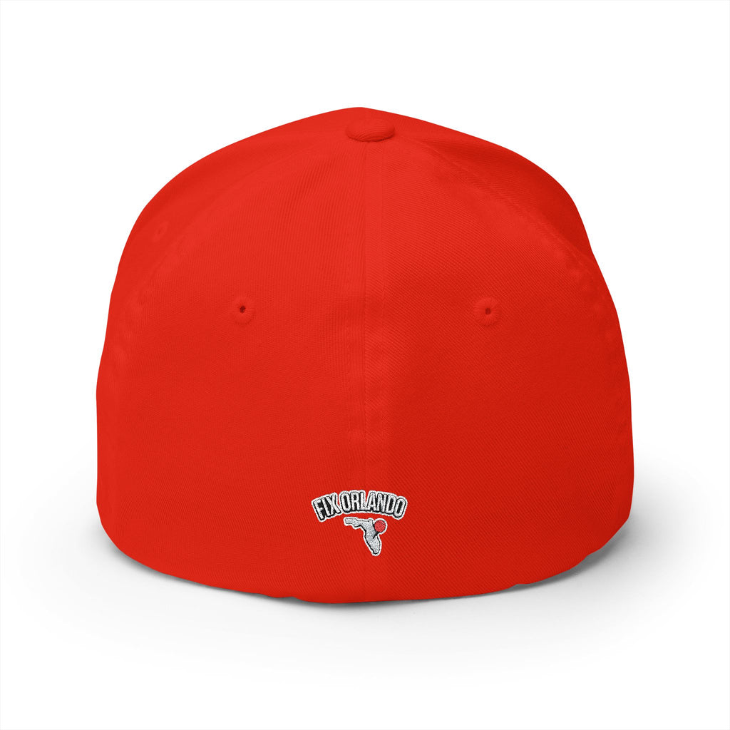 Fix Orlando Embroidered Cap — Vintage Palm & Golf Ball Hat