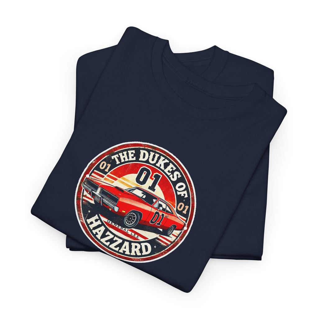 Dukes of Hazzard '01' Car Logo Cotton T-Shirt