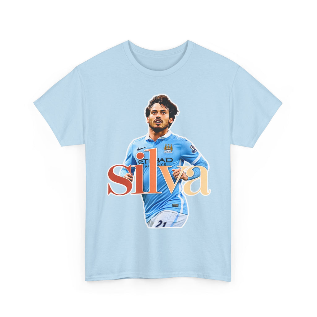 David Silva Manchester City Soccer Player Graphic Tee — Retro Football Fan Shirt
