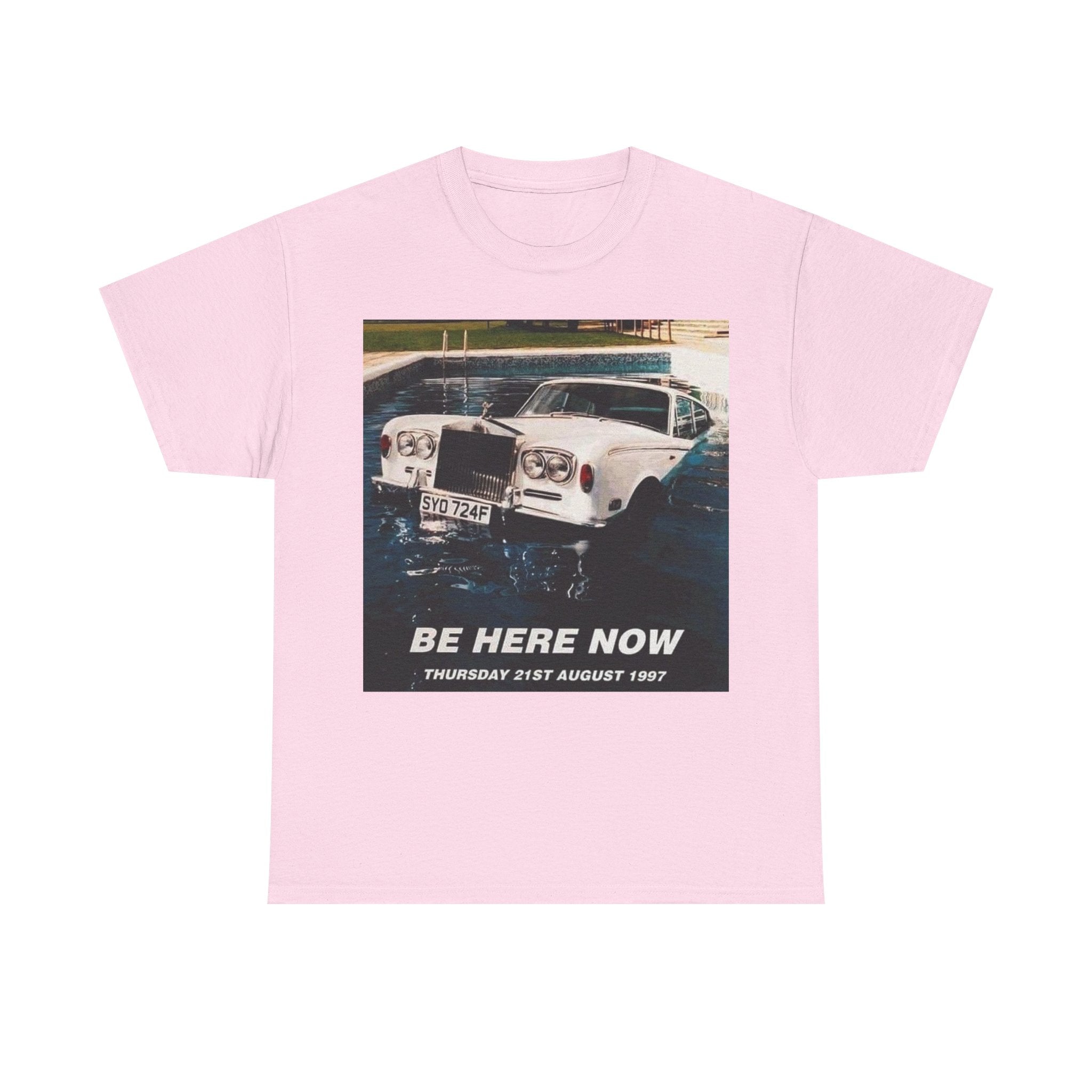 Oasis Be Here Now Vintage Graphic Tee — Retro Aesthetic T‑Shirt (Thursday 21st August 1997)