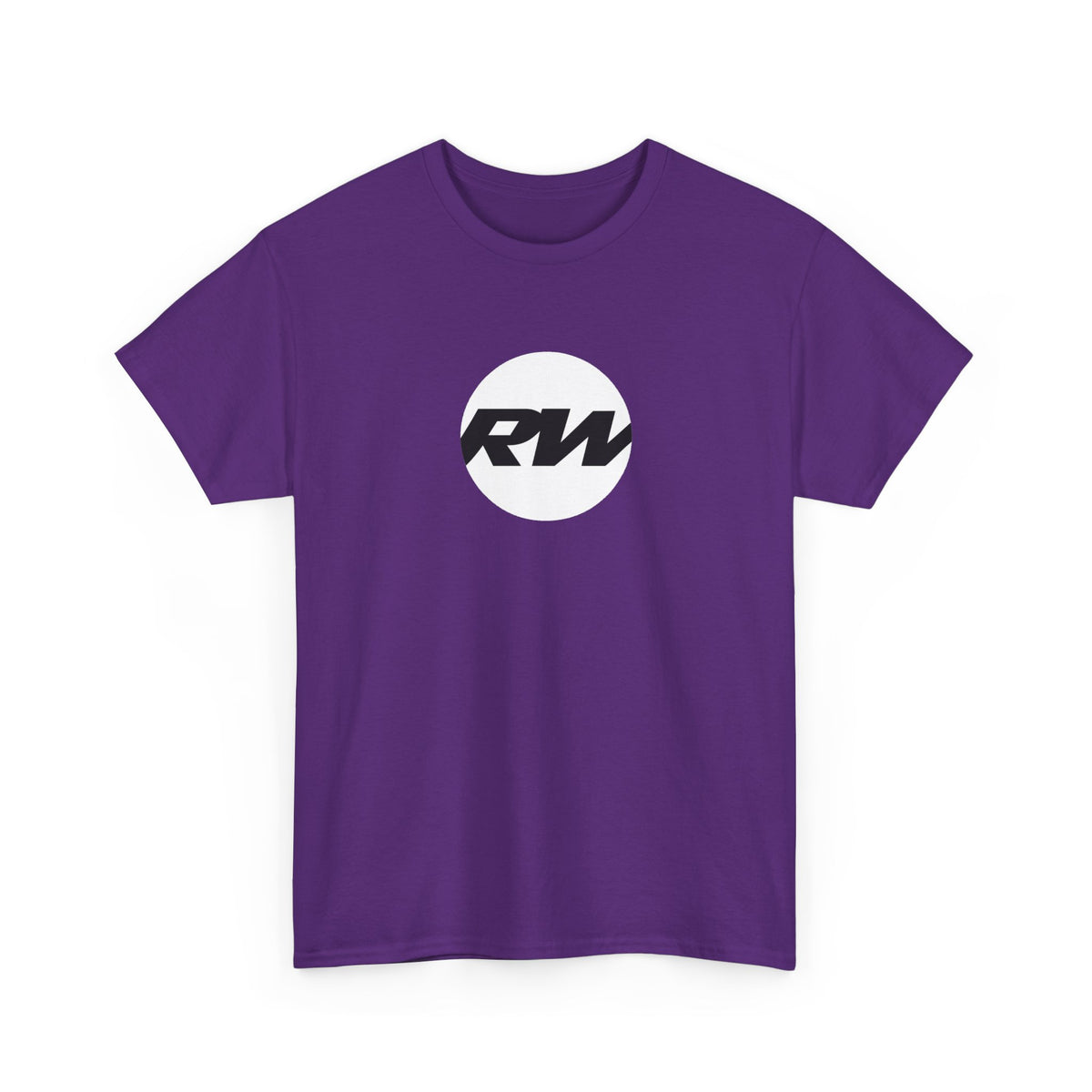 RW Logo T‑Shirt — Minimalist Retro Circle Graphic Tee