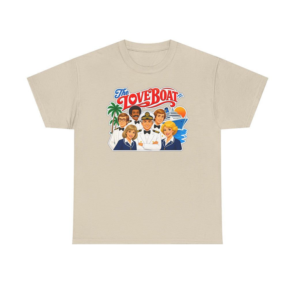 The Love Boat Crew Cotton T-Shirt — Retro TV Cruise Logo Tee