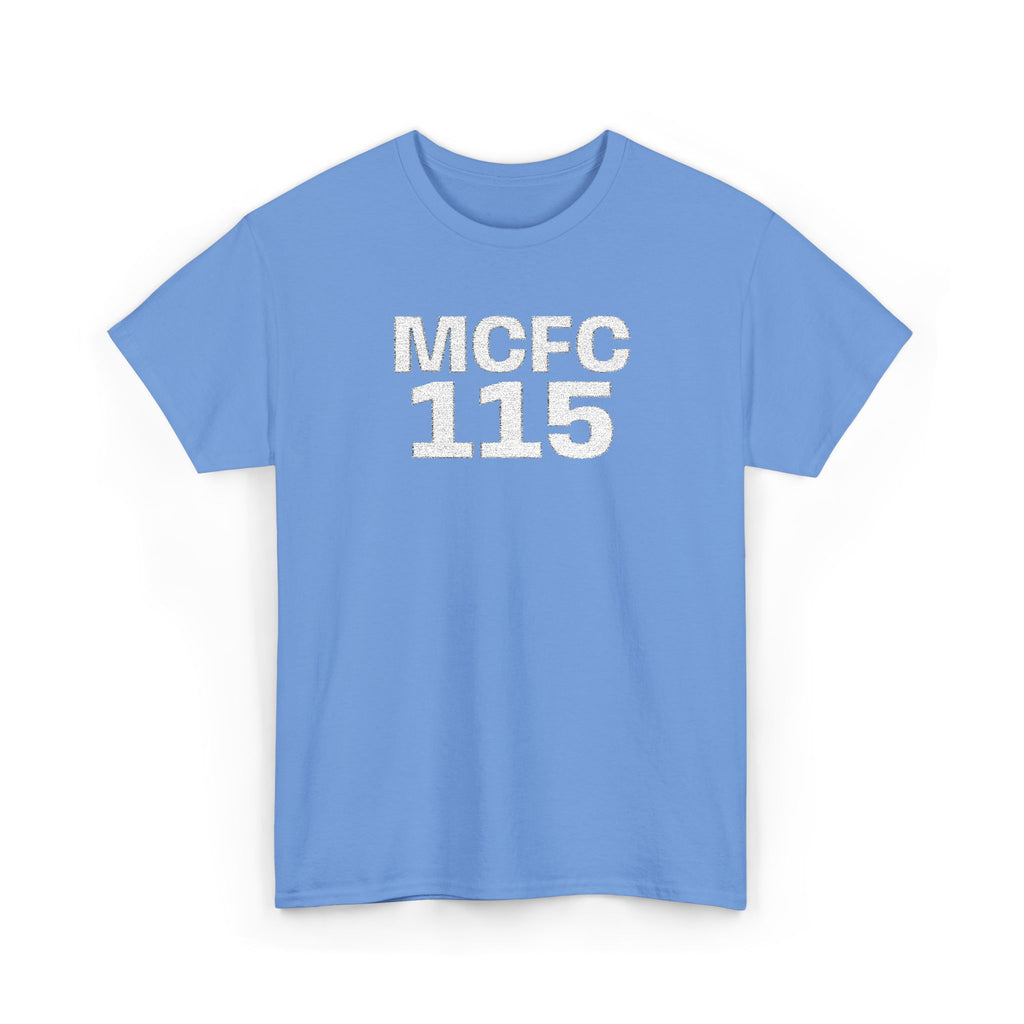 MCFC 115 T-Shirt — Vintage Football Club Number Tee