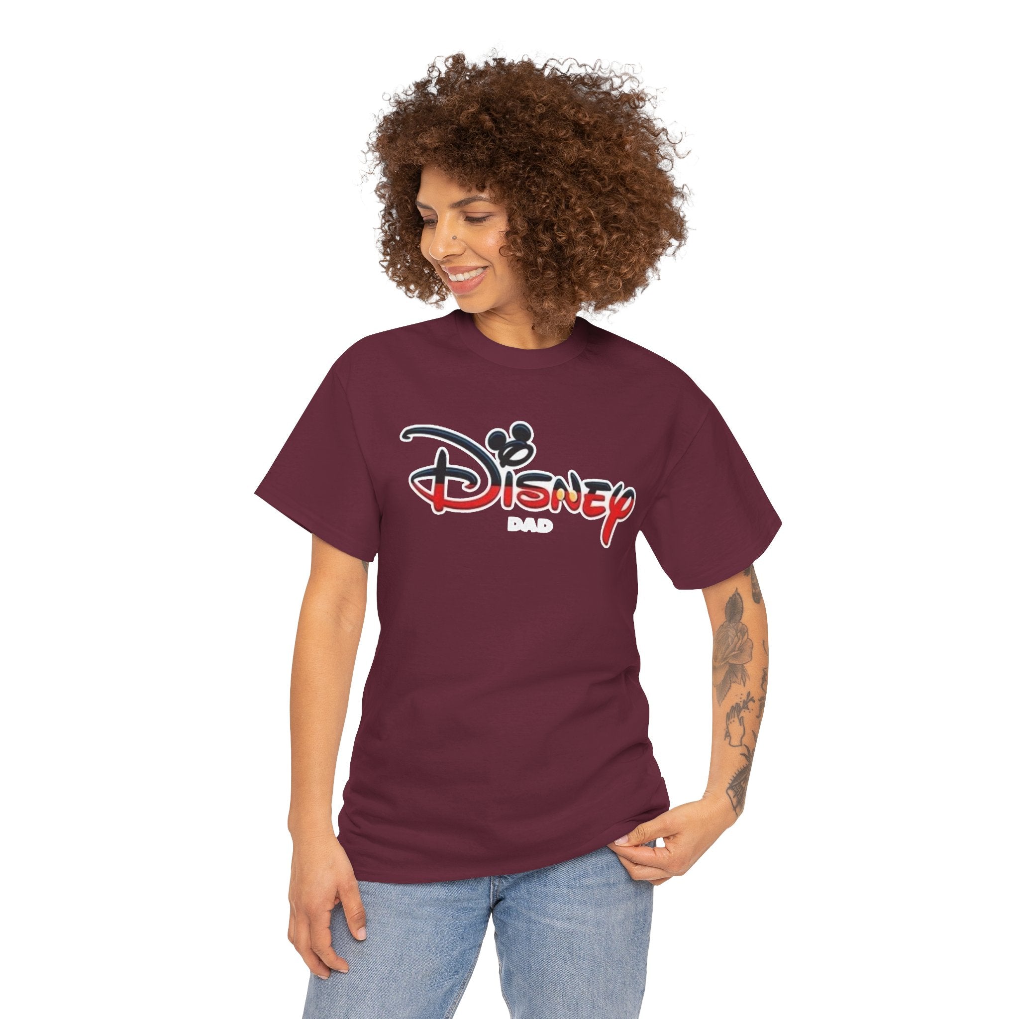Disney Dad T‑Shirt — Classic Logo Tee for Theme Park Dads