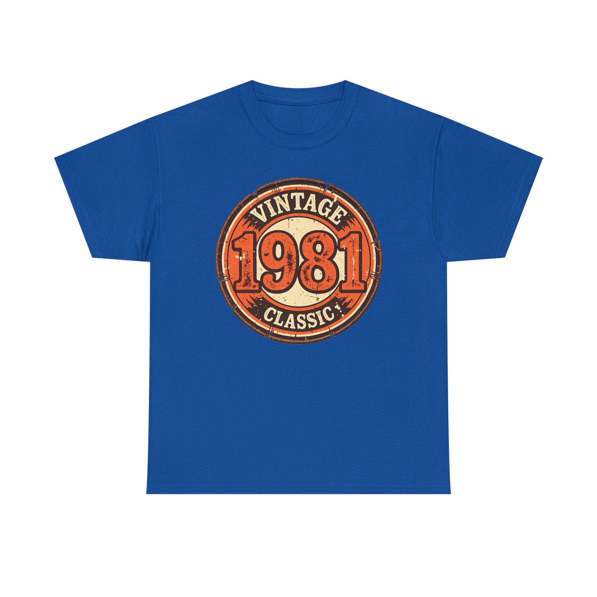 Vintage 1981 Classic T-Shirt — Retro Birthday Tee