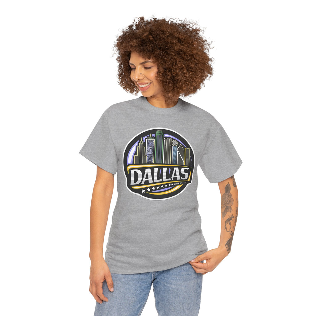 Dallas Skyline Tee — Vintage City Skyline Graphic T-Shirt