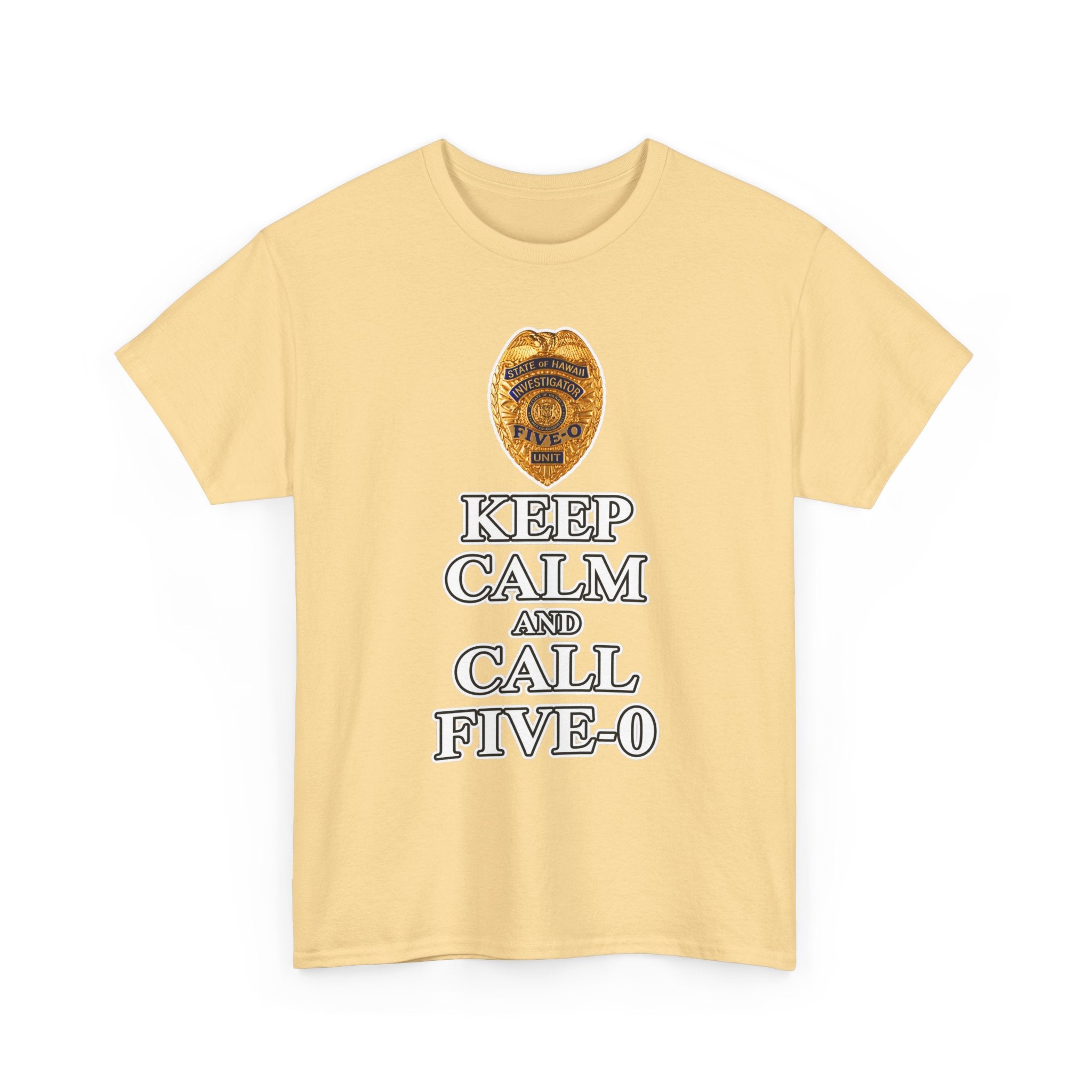 Keep Calm and Call Five-O Cotton T‑Shirt