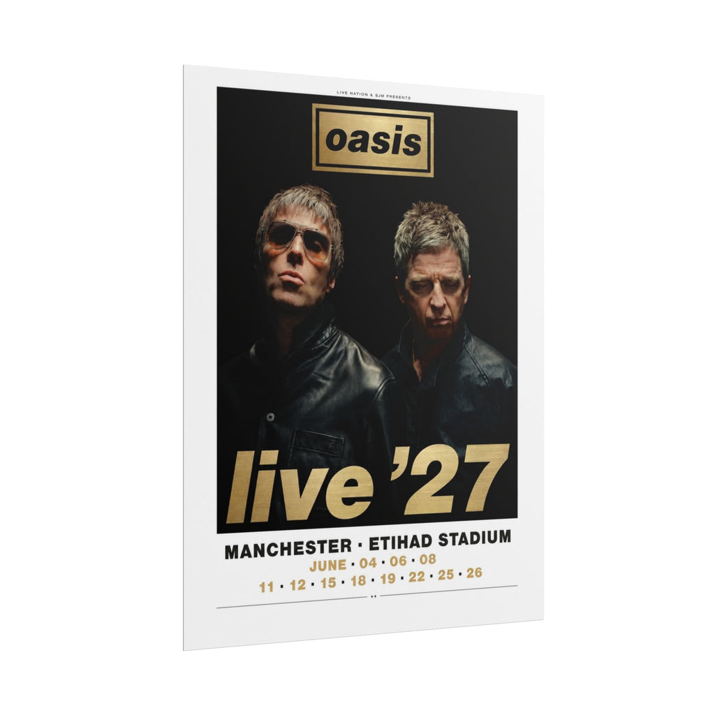 Oasis Live '27 Inspired Tour Poster