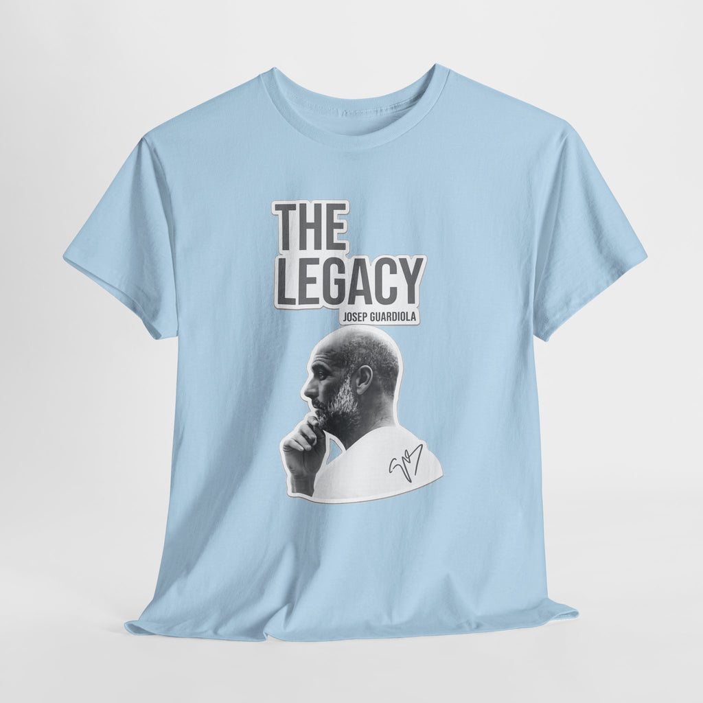 Pep Guardiola Manchester City The Legacy Tee — Inspirational Portrait Graphic T-Shirt