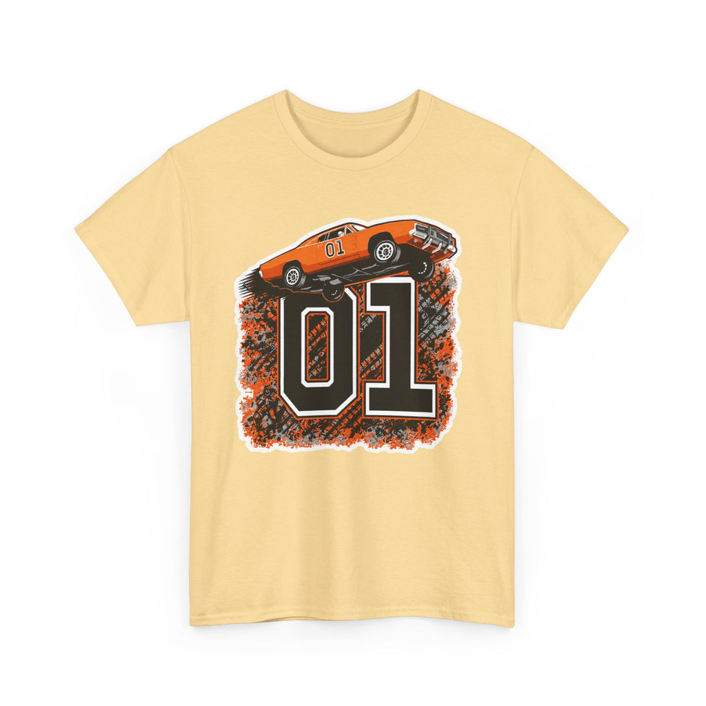 Dukes of Hazzard Inspired Race Car '01' Graphic Tee
