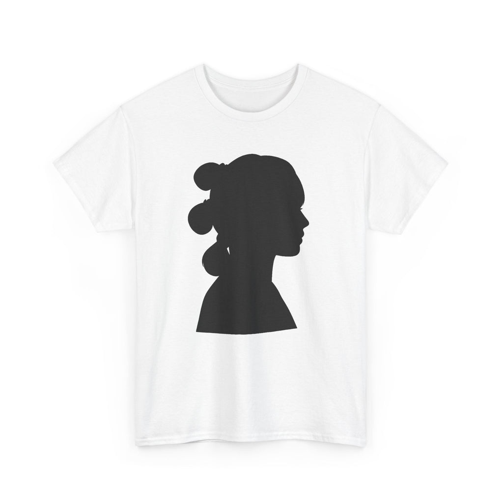 Princess Leia Star Wars Silhouette Profile Tee — Classic Portrait T‑Shirt