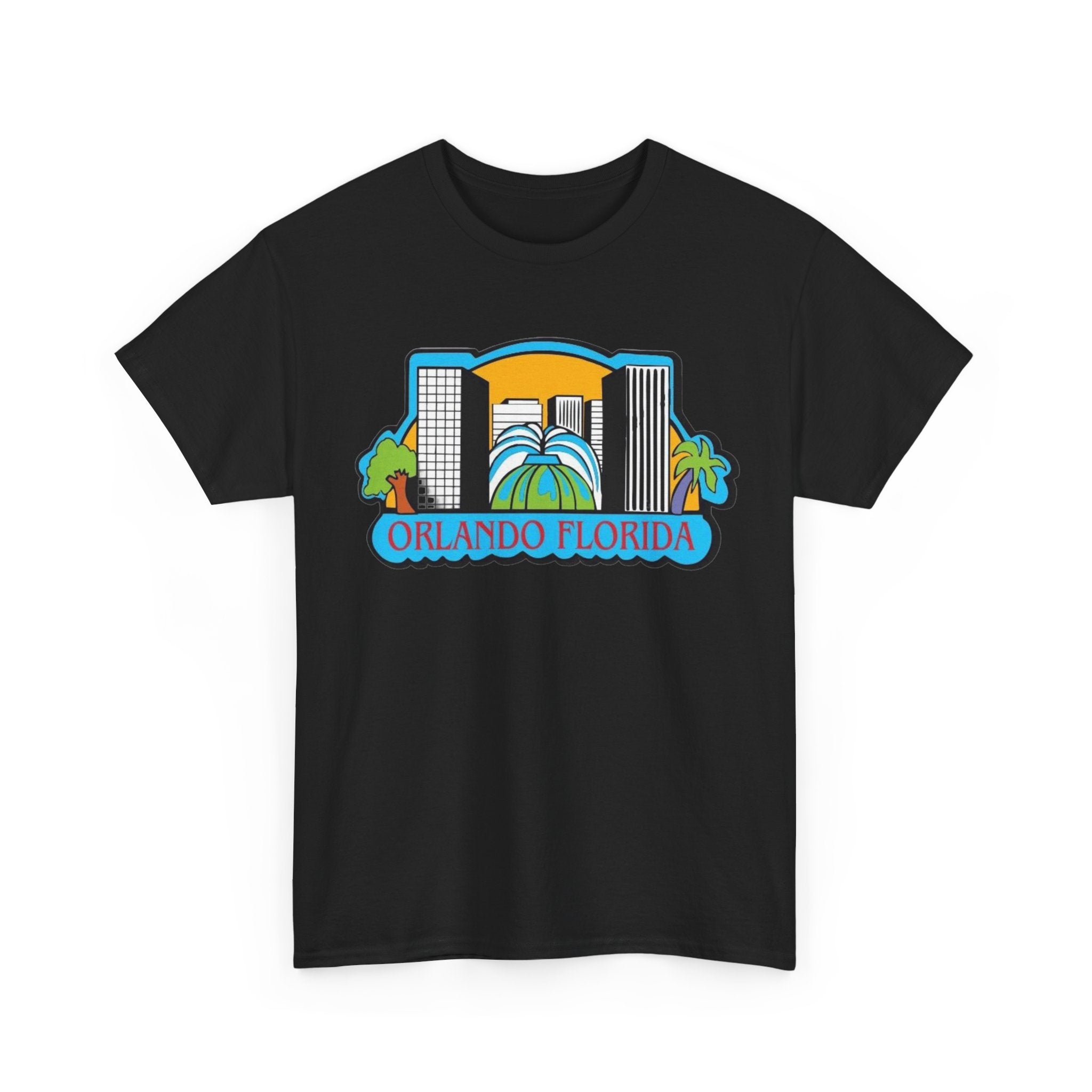 Orlando Florida Retro Skyline T-Shirt