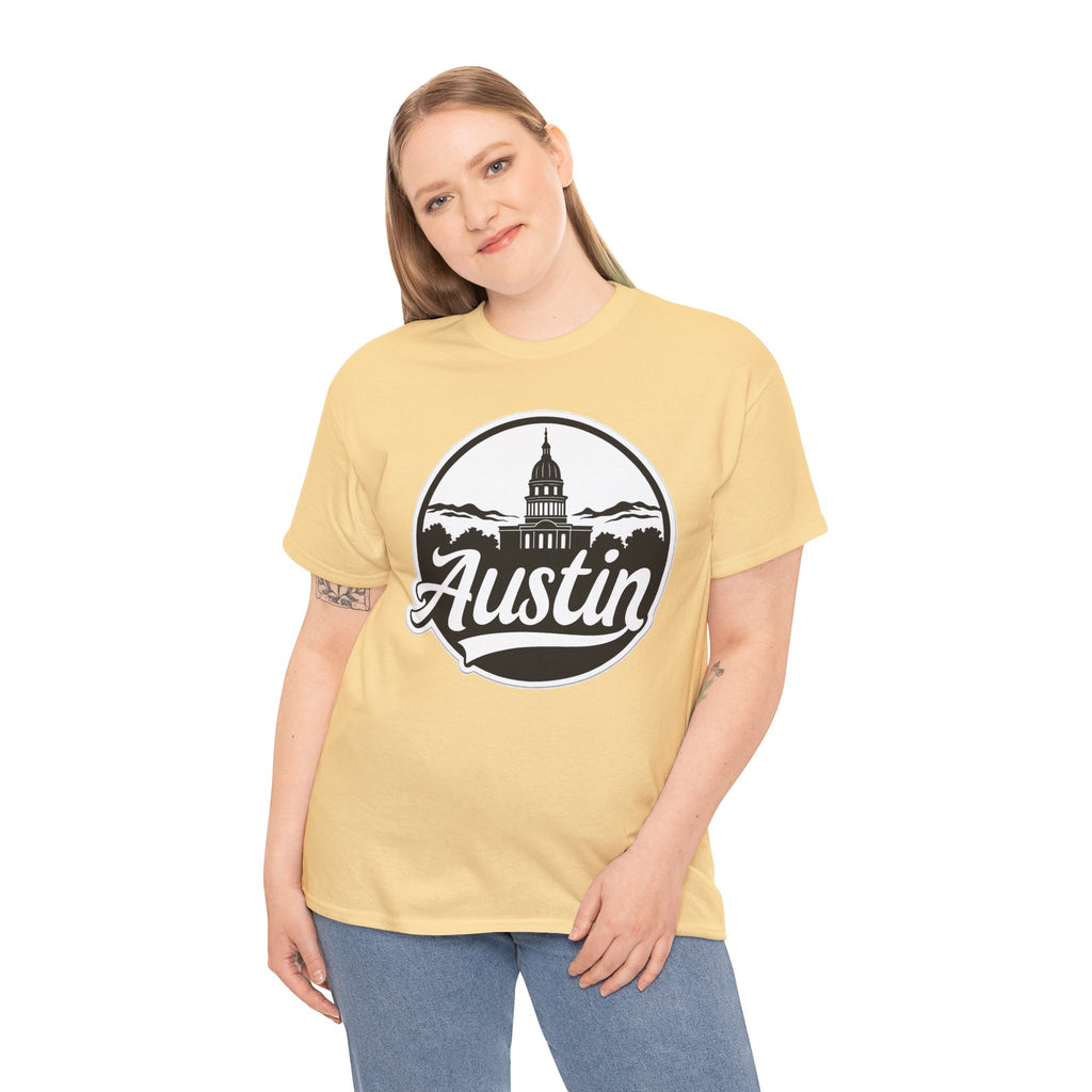 Austin Capitol Graphic Cotton T-Shirt / Tee