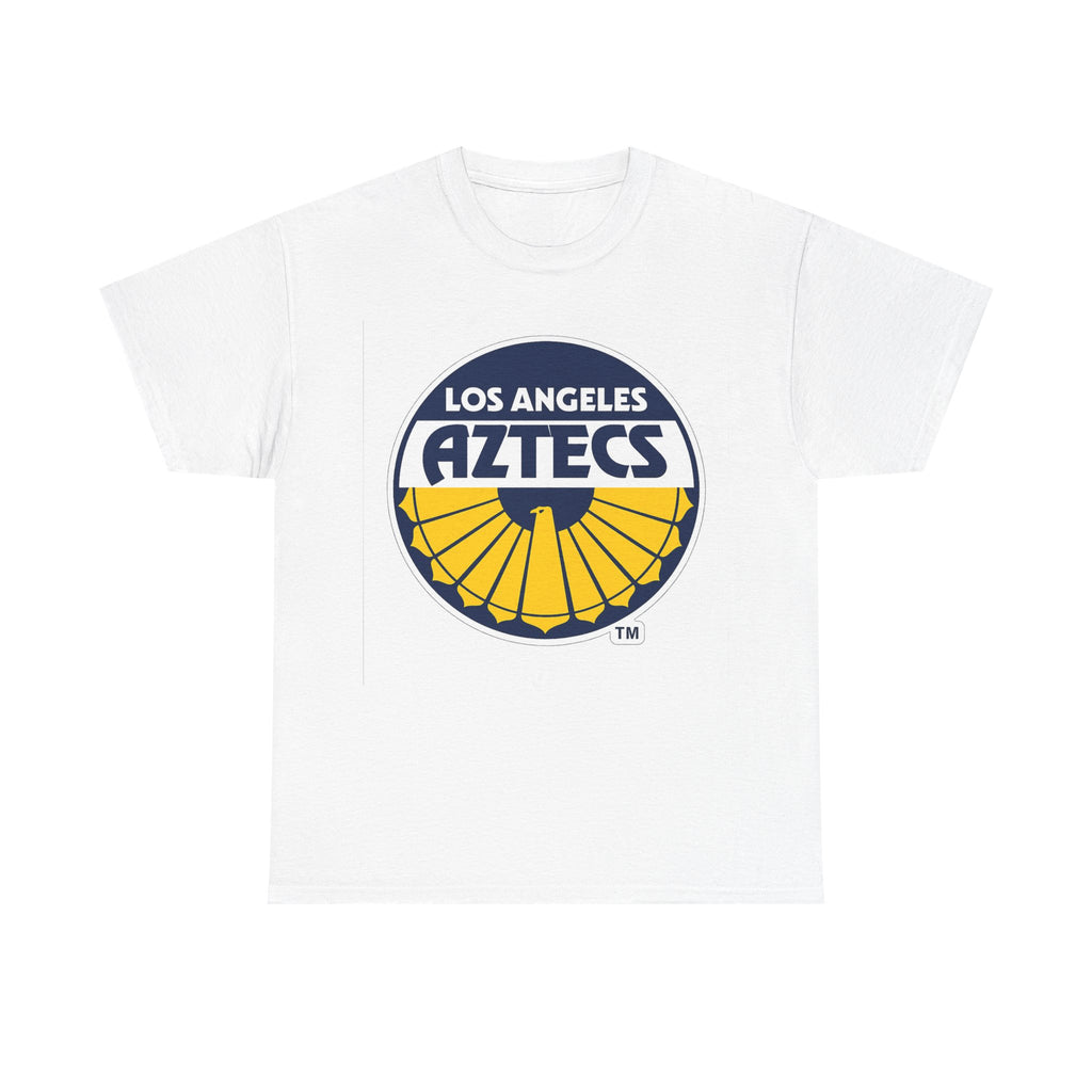 Los Angeles Aztecs Vintage Logo Cotton T-Shirt