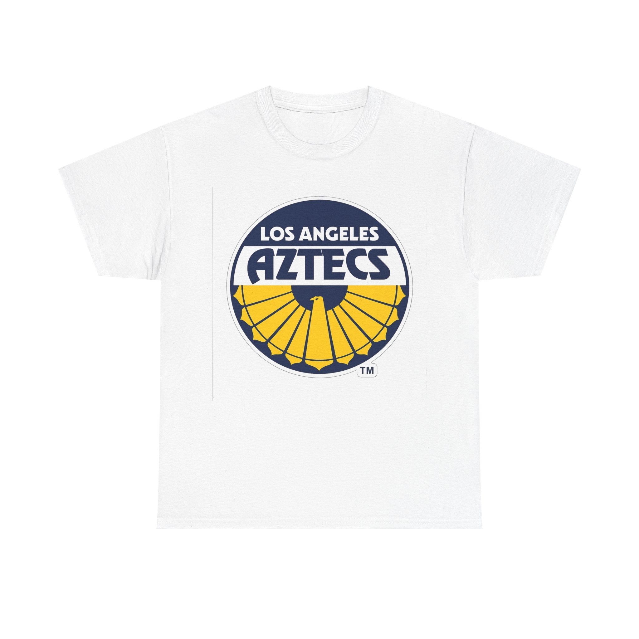 Los Angeles Aztecs Vintage Logo Cotton T-Shirt