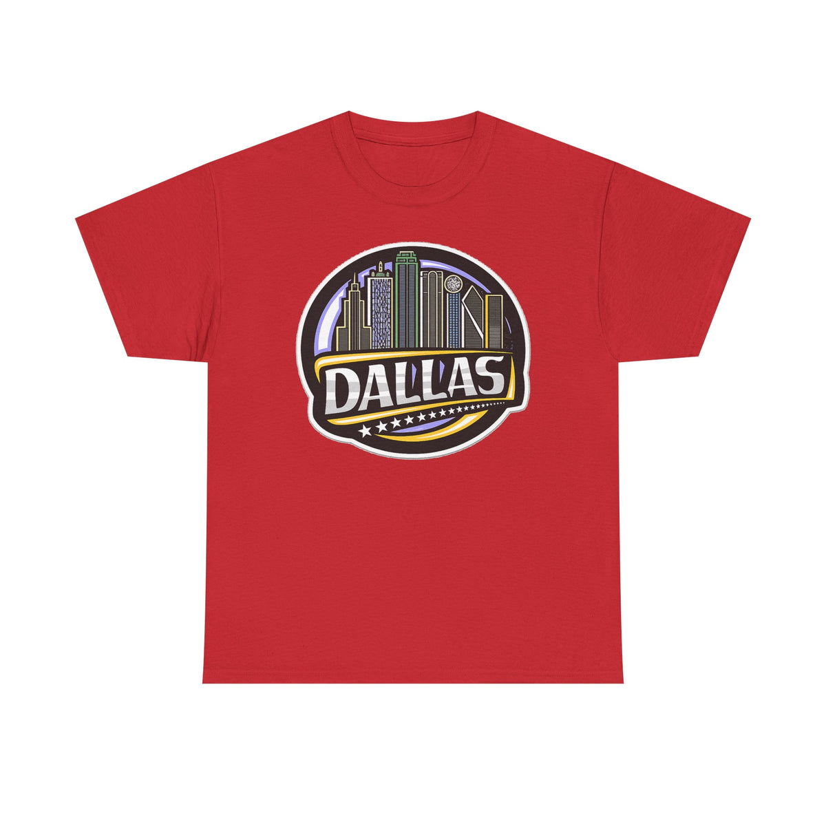 Dallas Skyline Tee — Vintage City Skyline Graphic T-Shirt