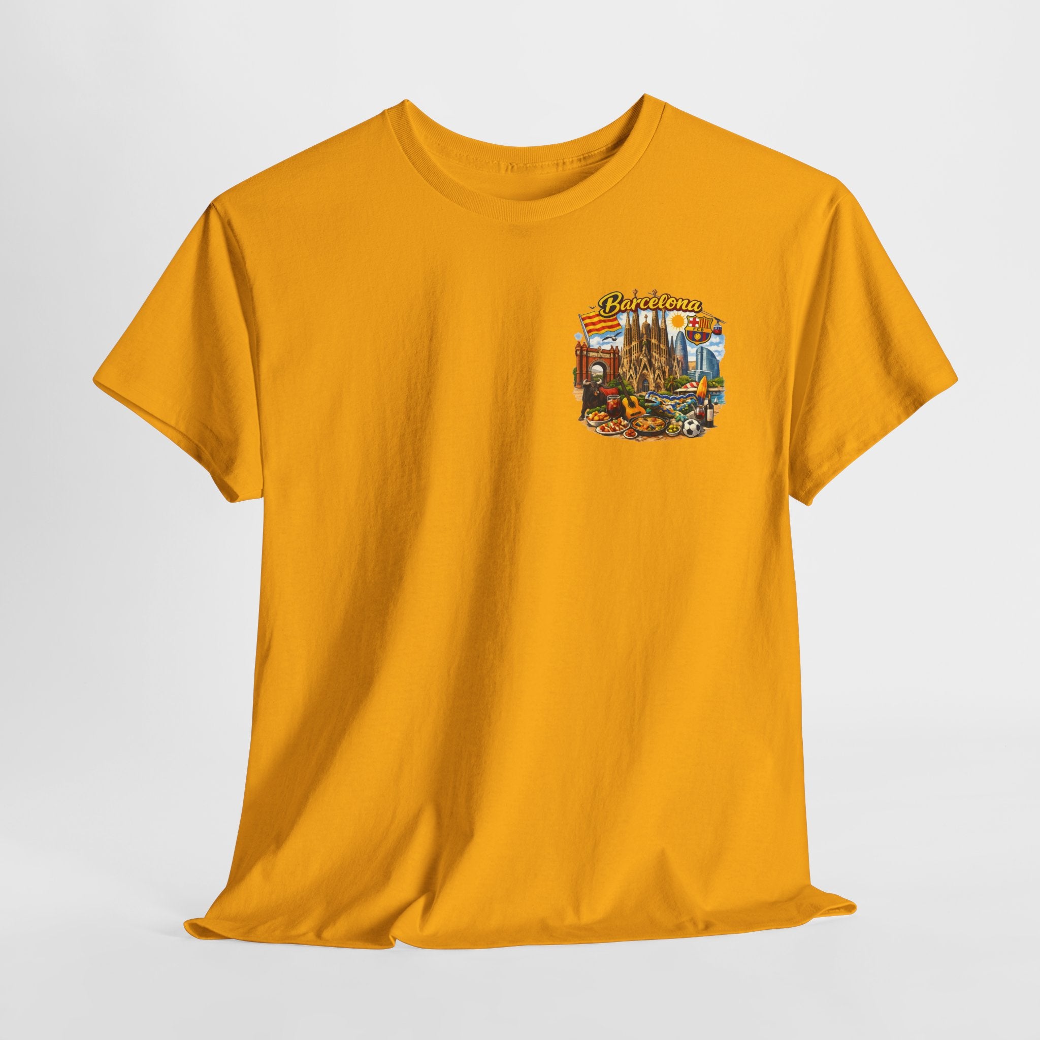 Barcelona Souvenir T‑Shirt — Vintage City Collage Tee