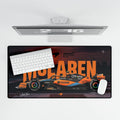McLaren Racing Orange F1 Desk Mat — Large Gaming/Workstation Mouse Pad