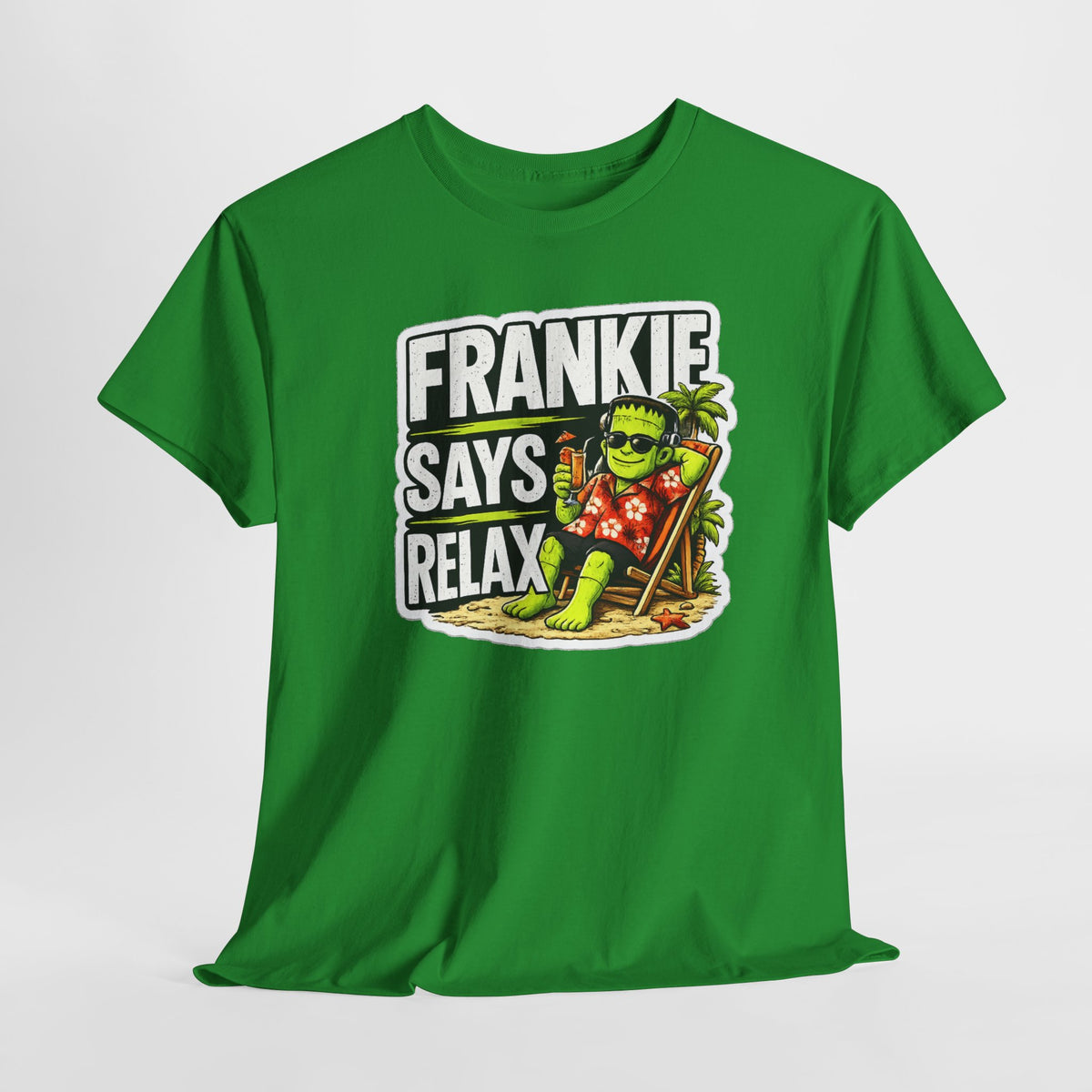 Frankie Says Relax Funny Graphic Cotton T-Shirt