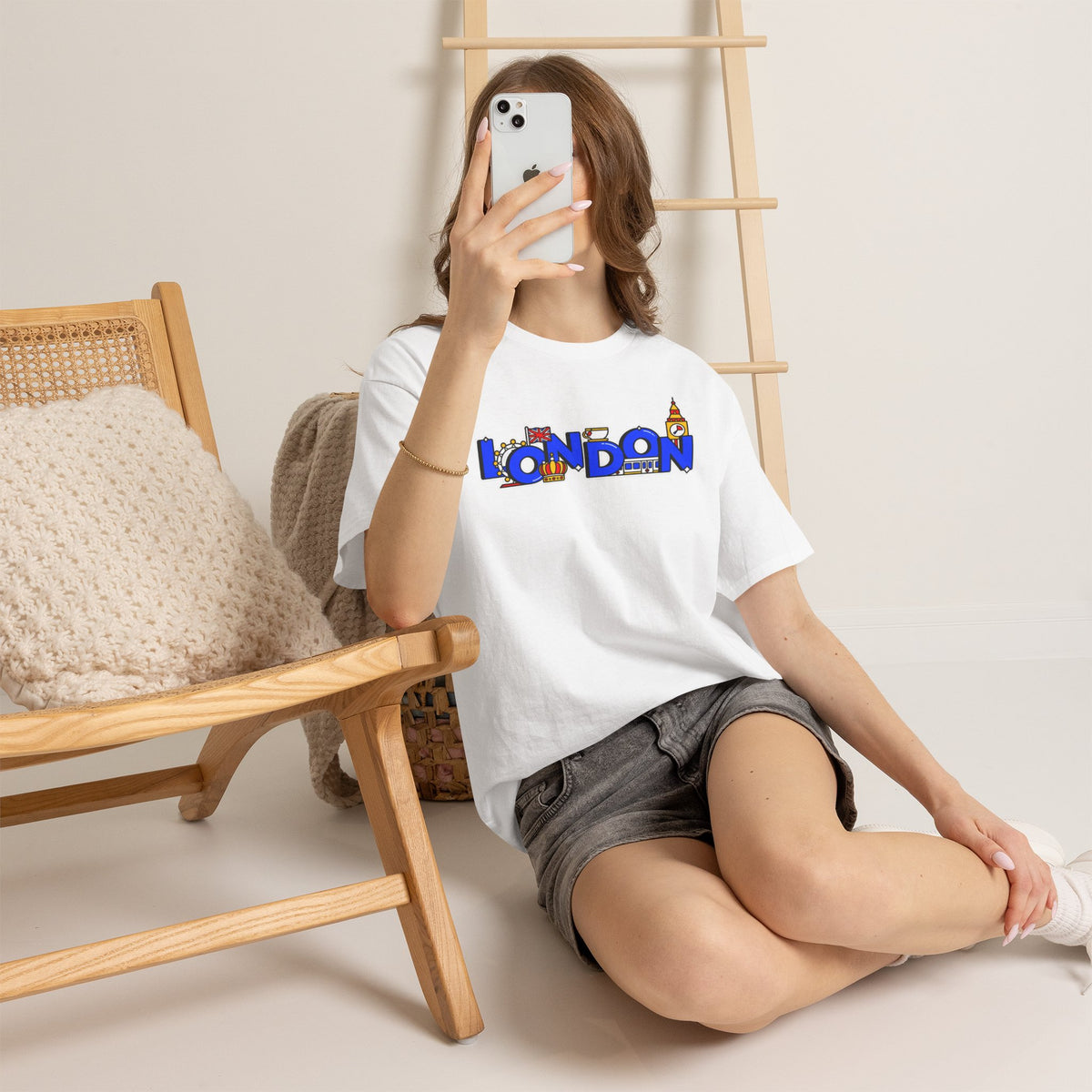London Cityscape Tee — Illustrated London Landmarks Shirt