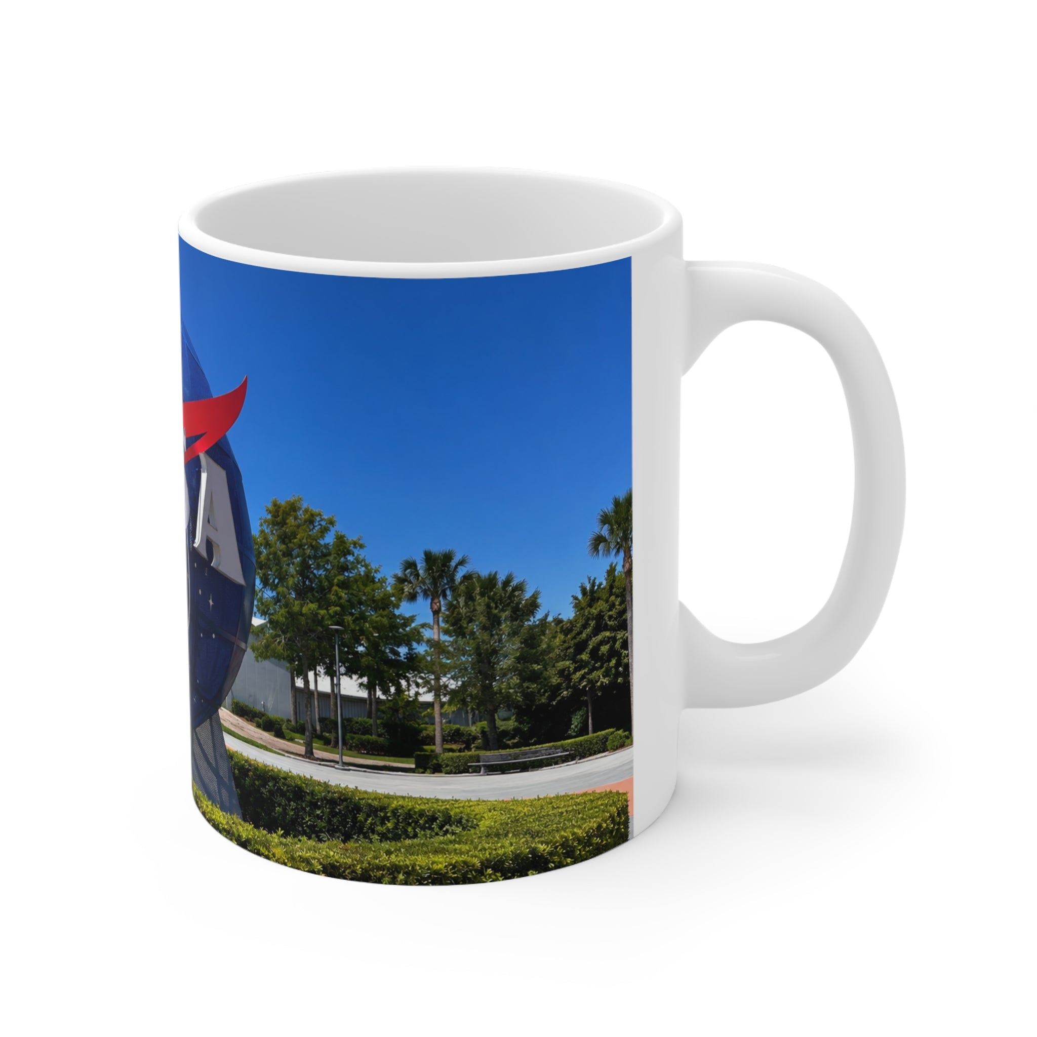 NASA Logo Ceramic Coffee Mug — 11oz & 15oz Space Exploration Gift