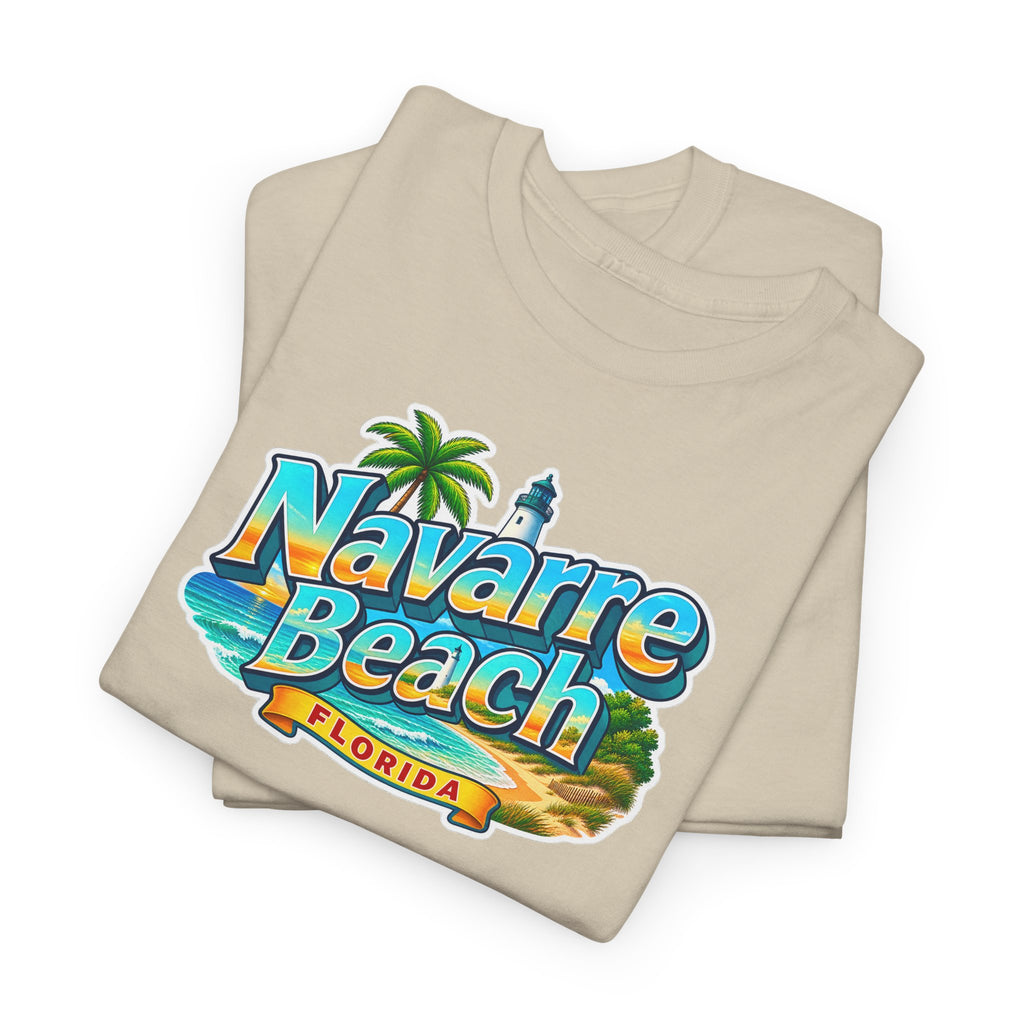 Navarre Beach Florida T-Shirt – Retro Tropical Vacation Tee