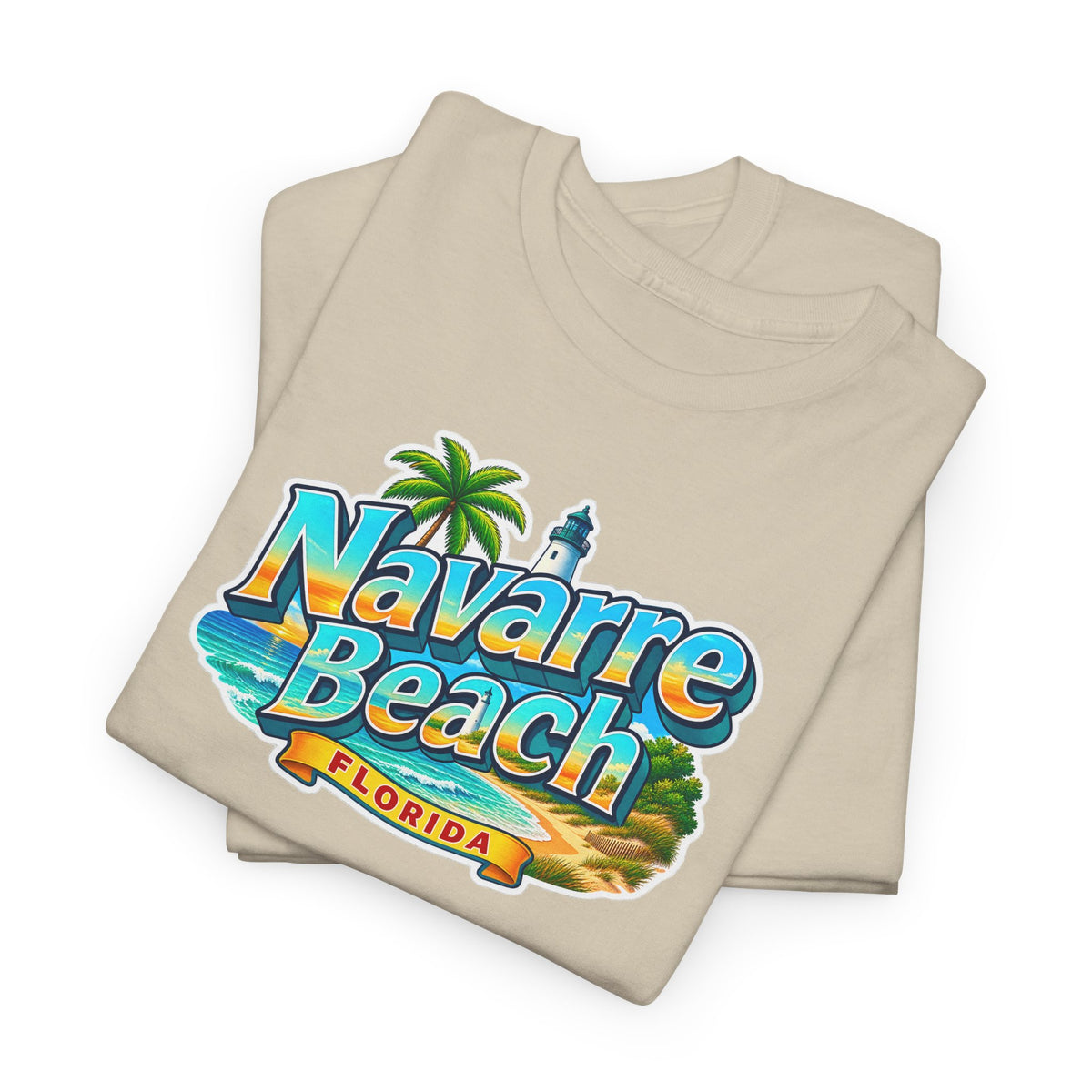 Navarre Beach Florida T-Shirt – Retro Tropical Vacation Tee