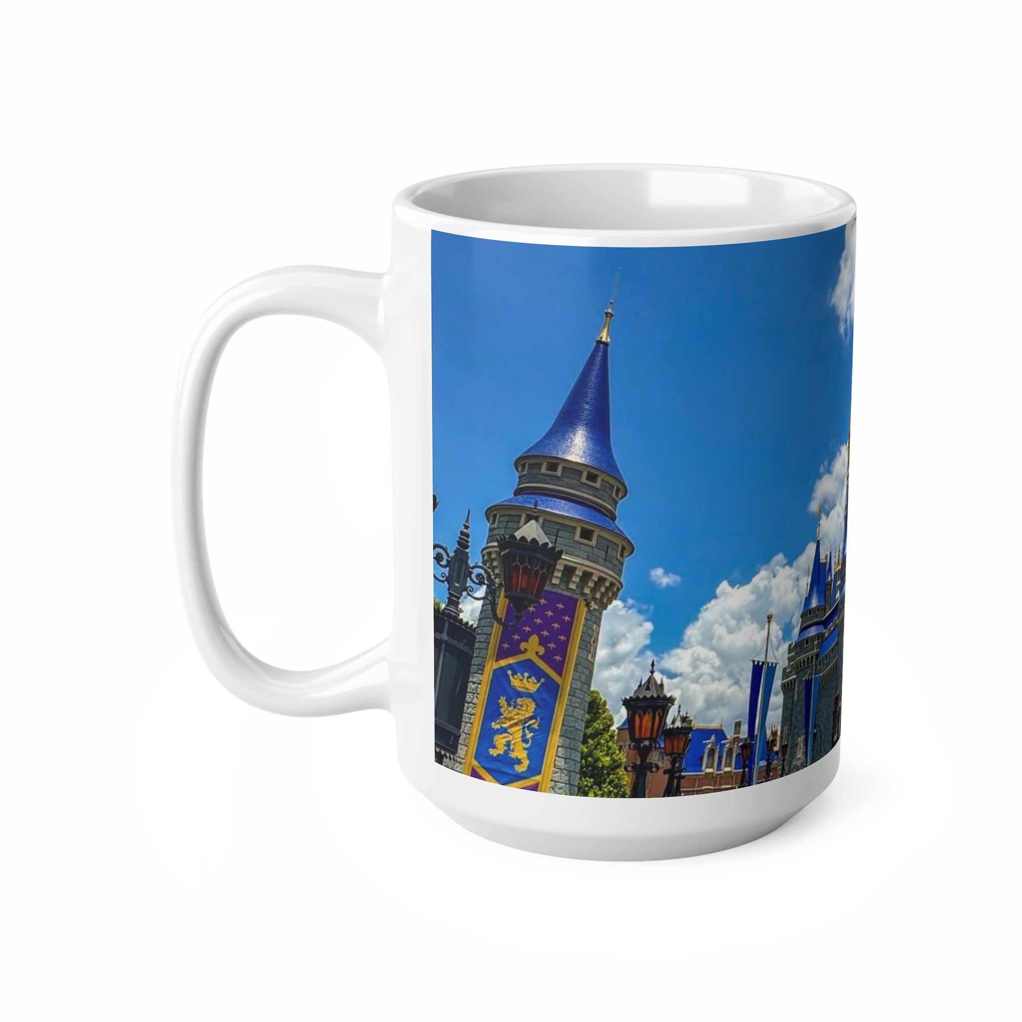 DIsney Castle Photo Ceramic Mug — Fantasy Theme Park Coffee Cup (11oz & 15oz)