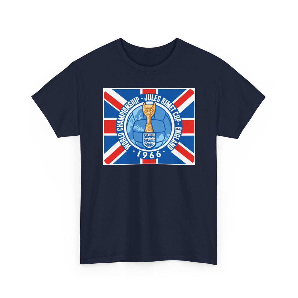 1966 World Cup Jules Rimet Trophy Tee — Vintage England Football Shirt