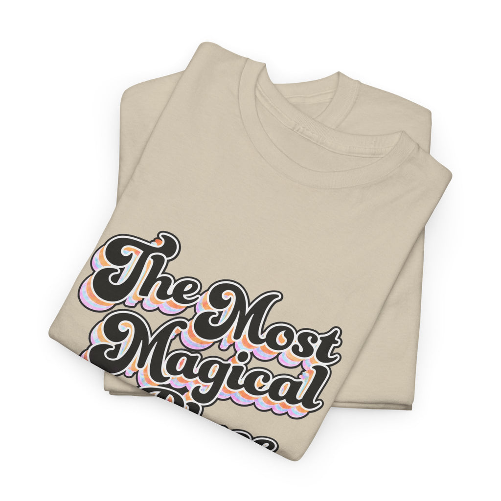 Most magical place in earth Disney inspired Unisex Heavy Cotton Tee