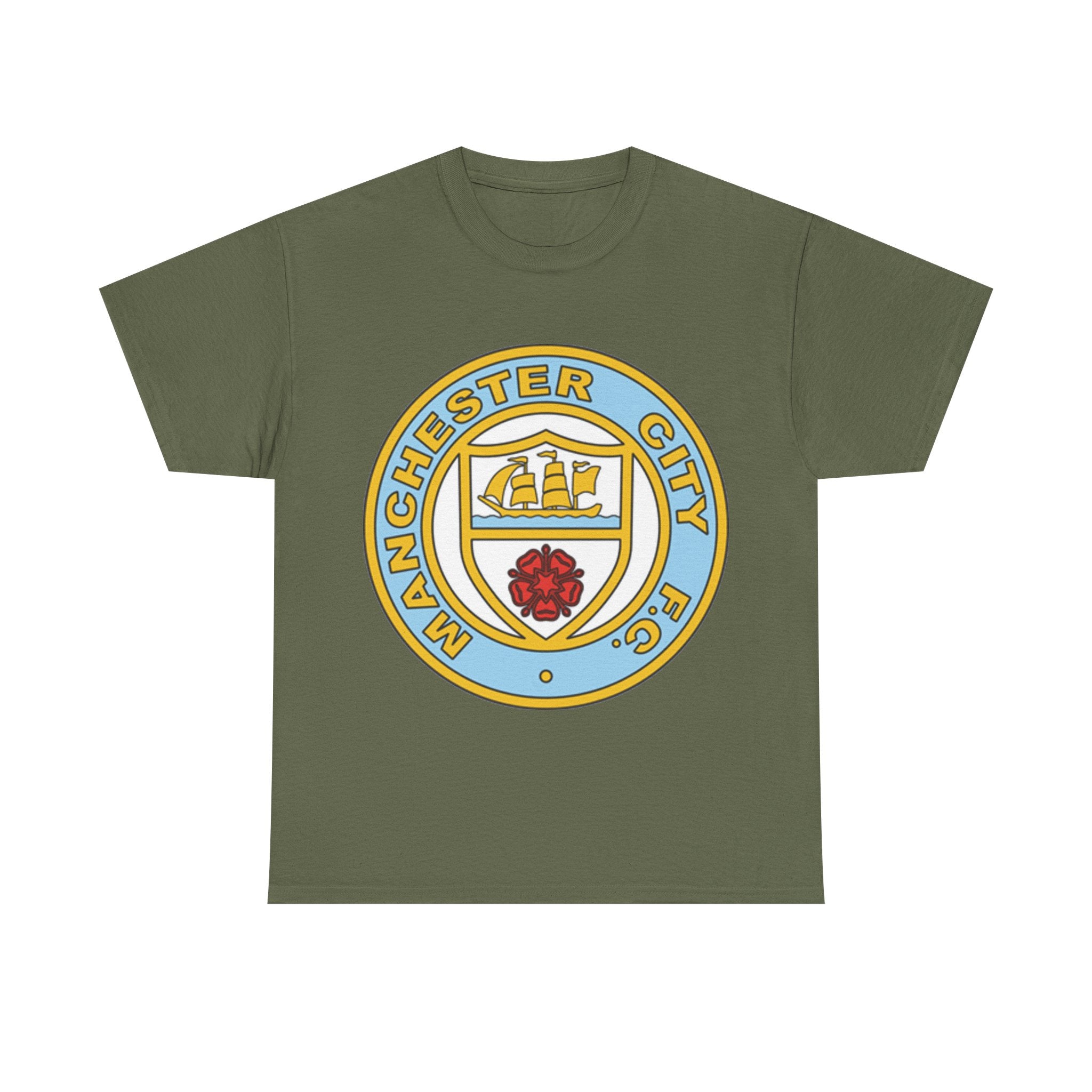 Manchester City FC Retro Crest T-Shirt – Retro Football Fan Tee