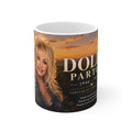Dolly Parton Memorial Sunset Portrait Mug — Inspirational Tribute Ceramic Coffee Cup