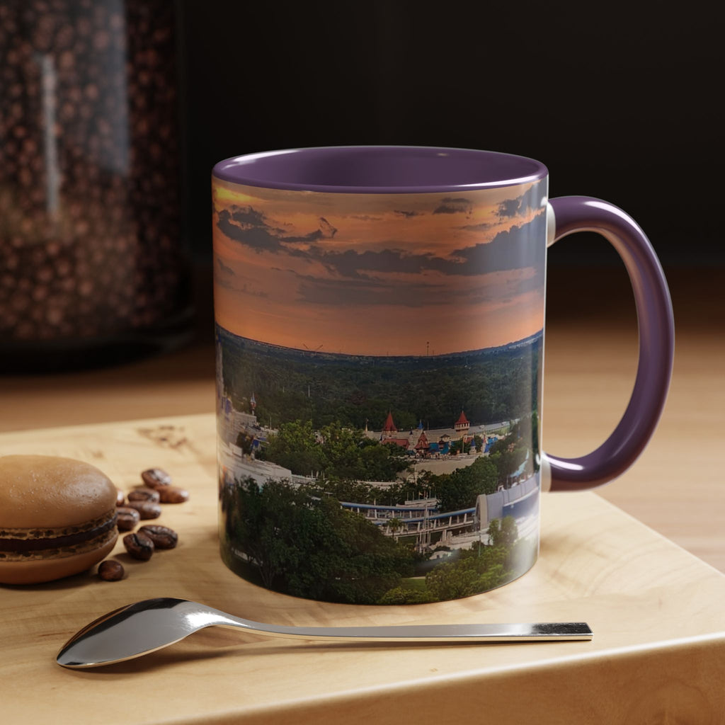 Disney Magic Kingdom Castle Sunset Coffee Mug (Accent, 11/15oz)