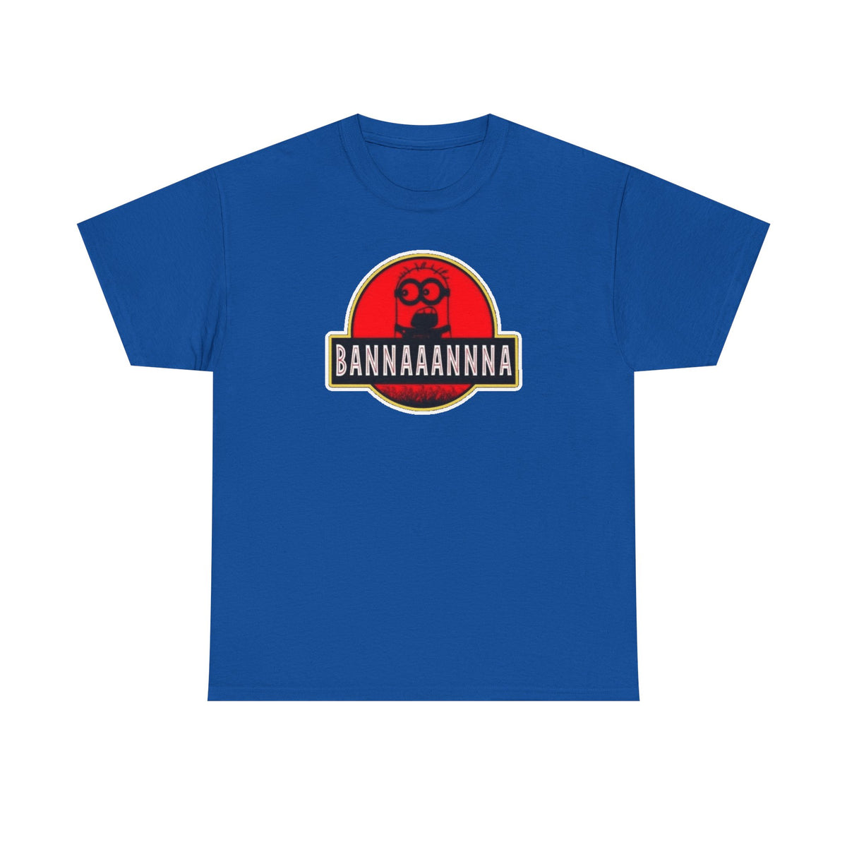 Bannaaannna Graphic Tee — Retro Red Logo Funny Banana Shirt