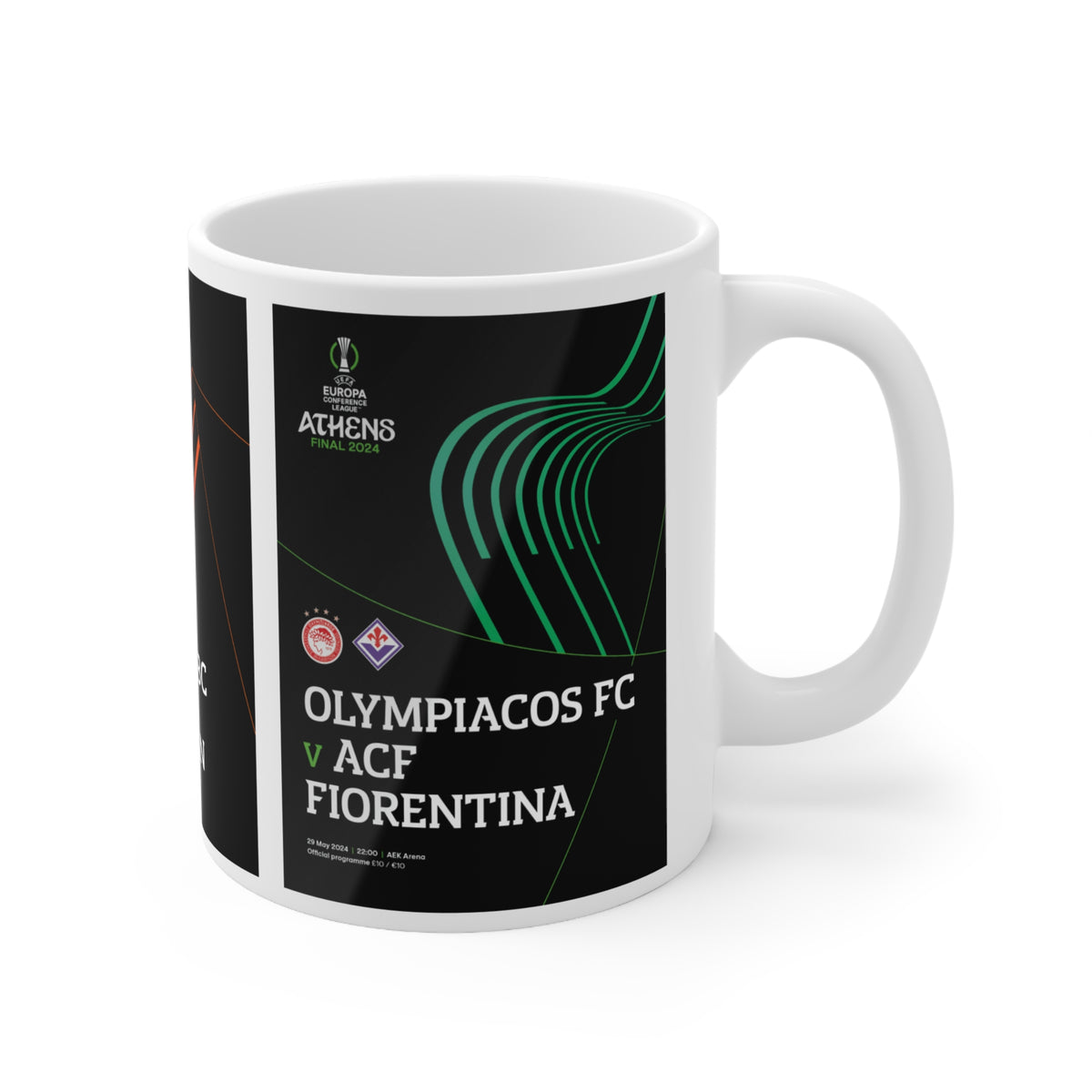 2024 UEFA Finals Programme Covers Inspired Ceramic Coffee Mug (11oz & 15oz)