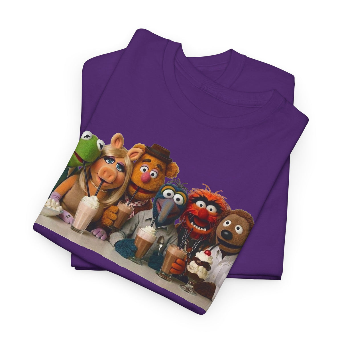 Muppet Cast Retro Poster Cotton T-Shirt