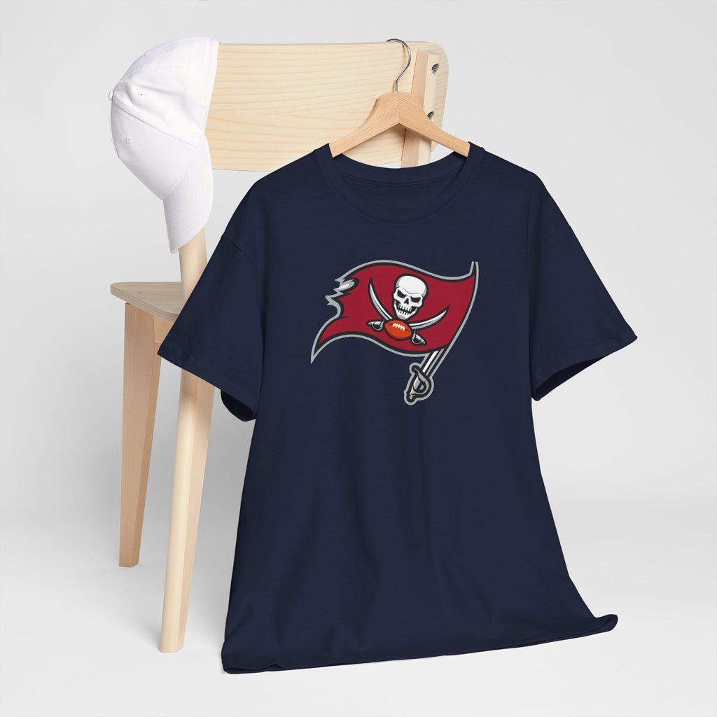 Tampa Bay Buccaneers Flag T-Shirt — Football Pirate Logo Tee