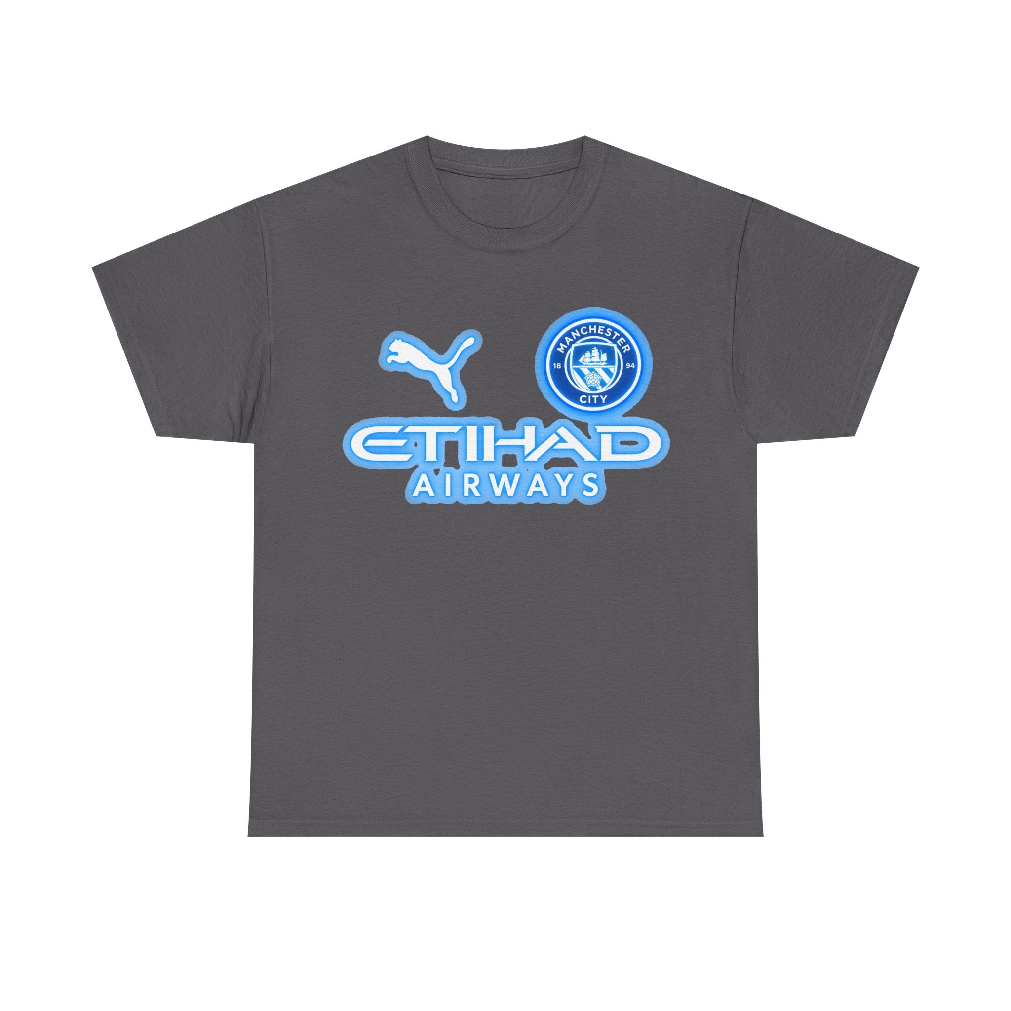 Manchester City Inspired Etihad Airways Logo Tee