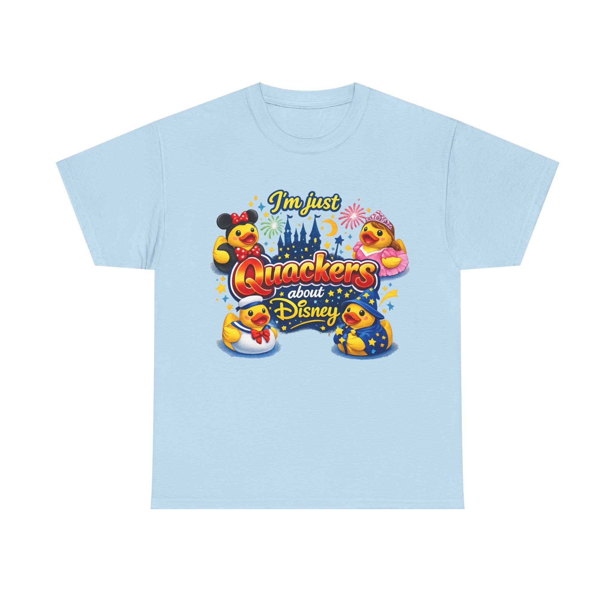 Quackers About Disney Rubber Duck Tee — "I'm Just Quackers About Disney" Graphic T-Shirt