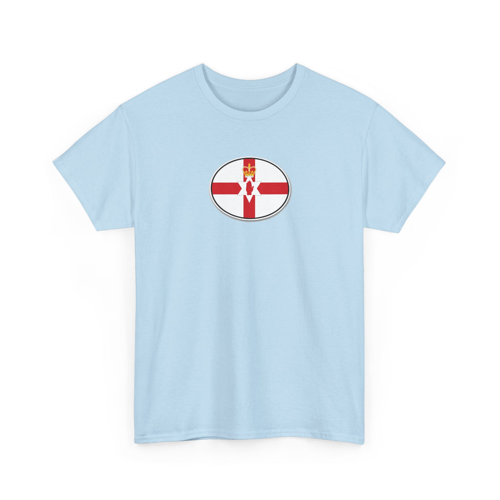 Northern Ireland Flag T‑Shirt — Small Oval Emblem Votton T-Shirt