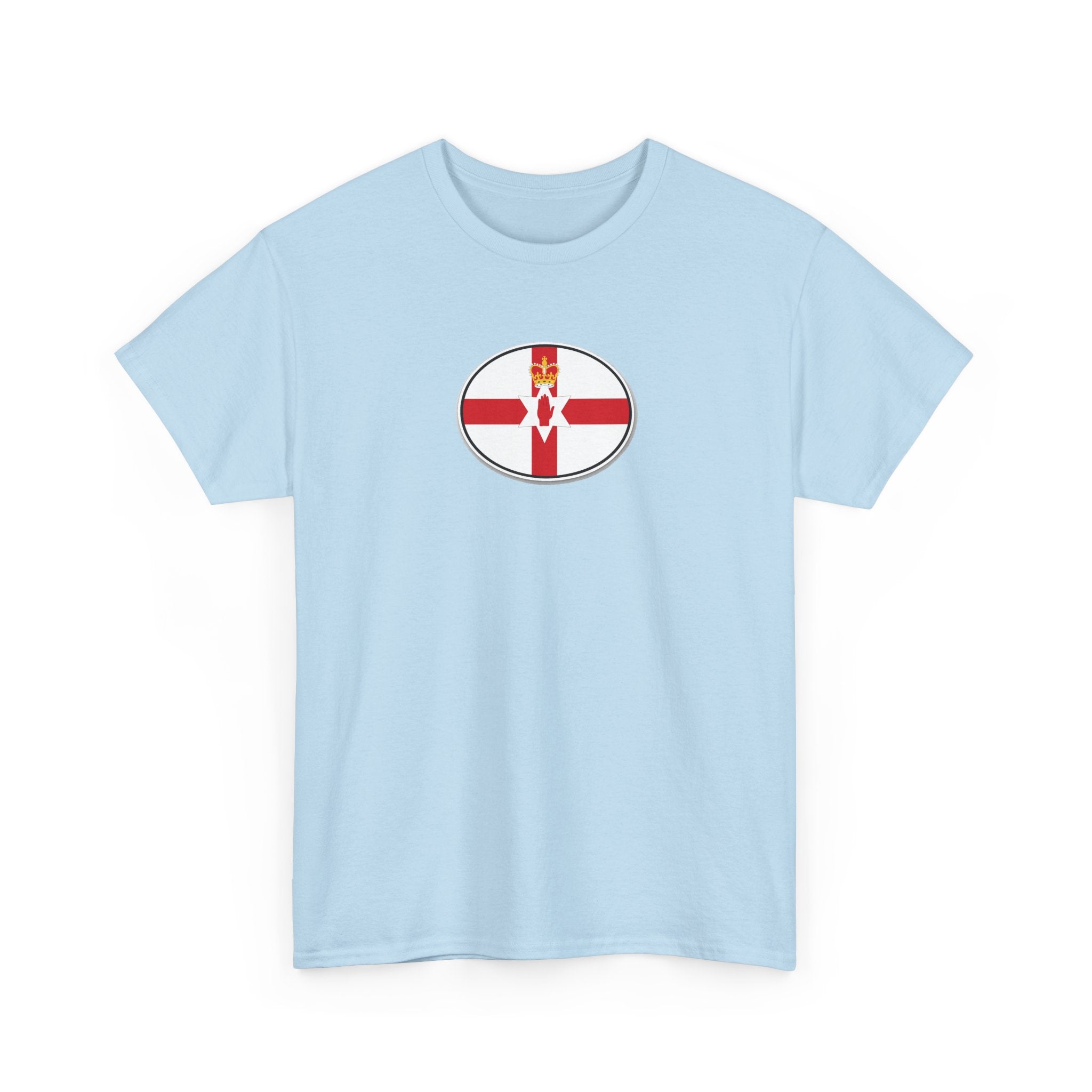 Northern Ireland Flag T‑Shirt — Small Oval Emblem Votton T-Shirt