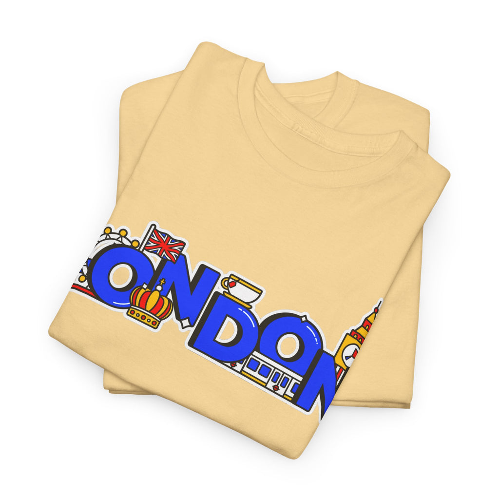 London Cityscape Tee — Illustrated London Landmarks Shirt