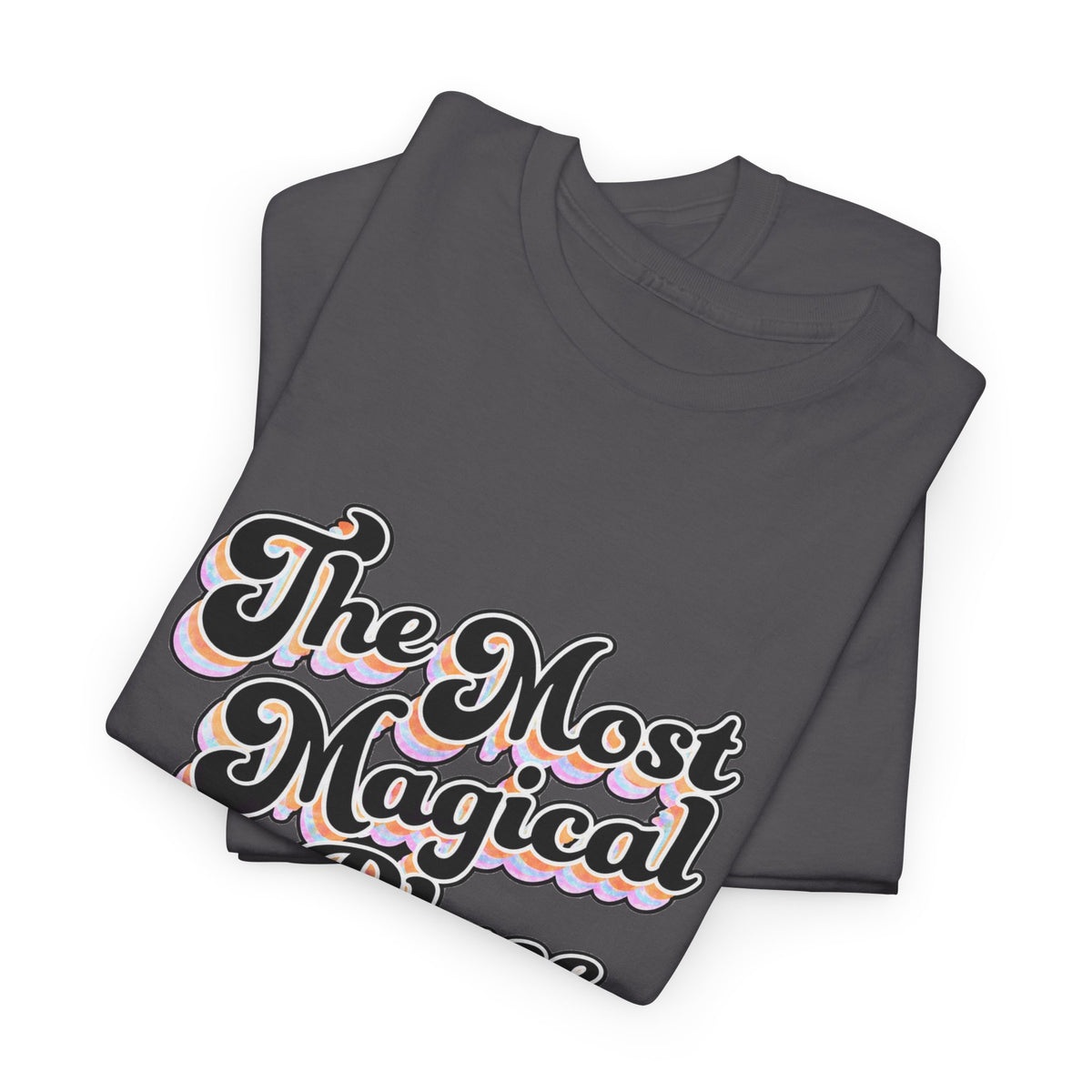 Most magical place in earth Disney inspired Unisex Heavy Cotton Tee