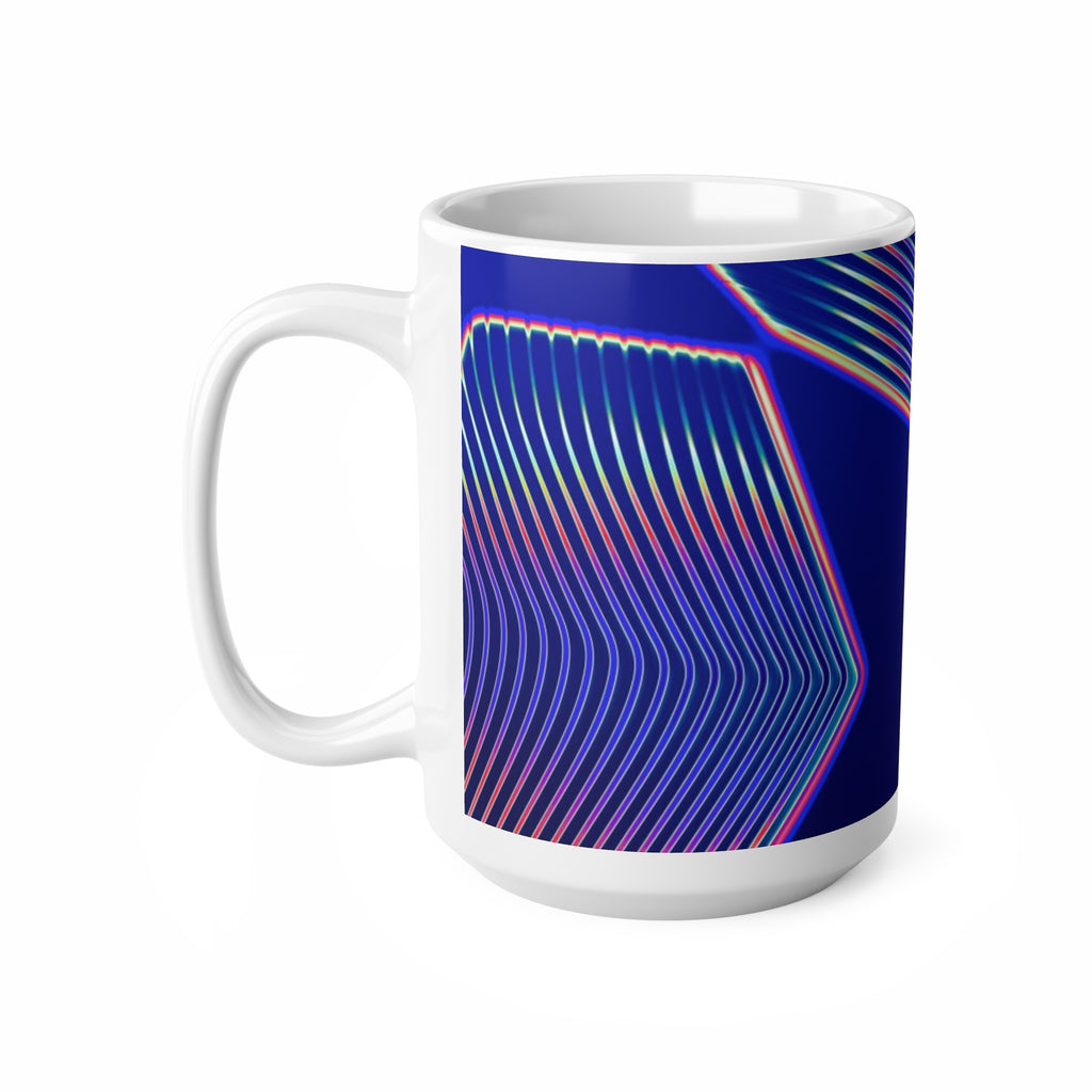 Champions League Star Ceramic Coffee Mug — Retro Wave 11oz & 15oz