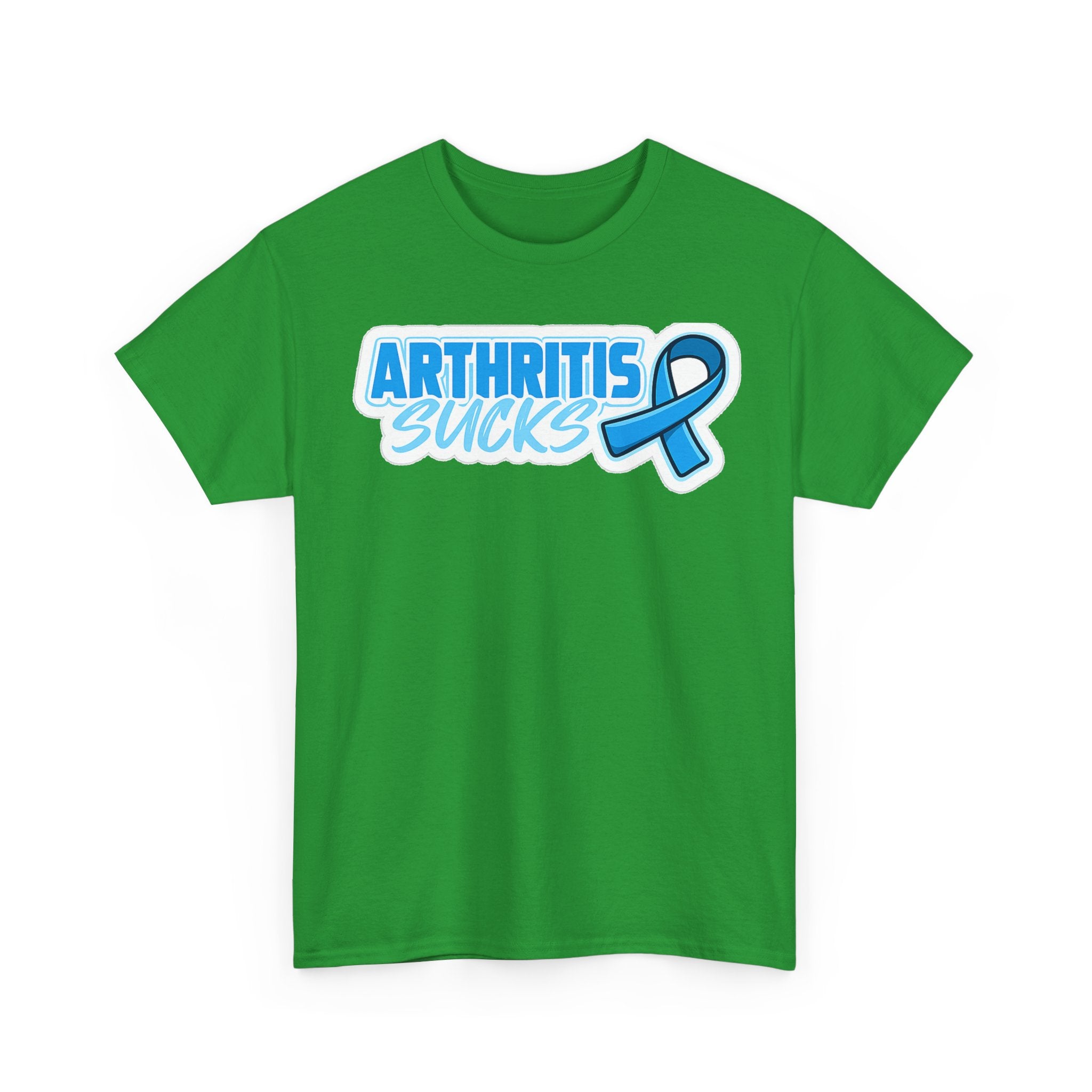 Arthritis Sucks T-Shirt with Awareness Ribbon — Arthritis Support Tee