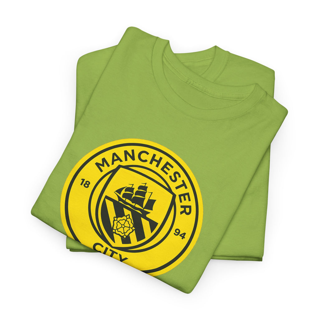 Manchester City Yellow Crest T-Shirt