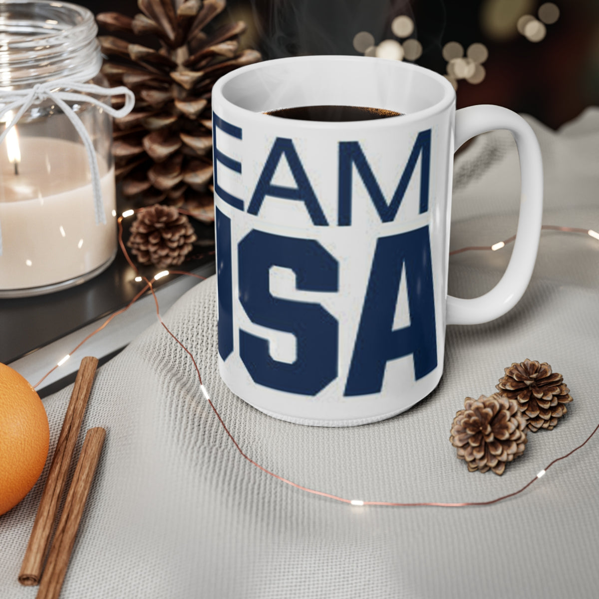Mug — Team USA Ceramic Coffee Mug (11oz & 15oz) with American Flag