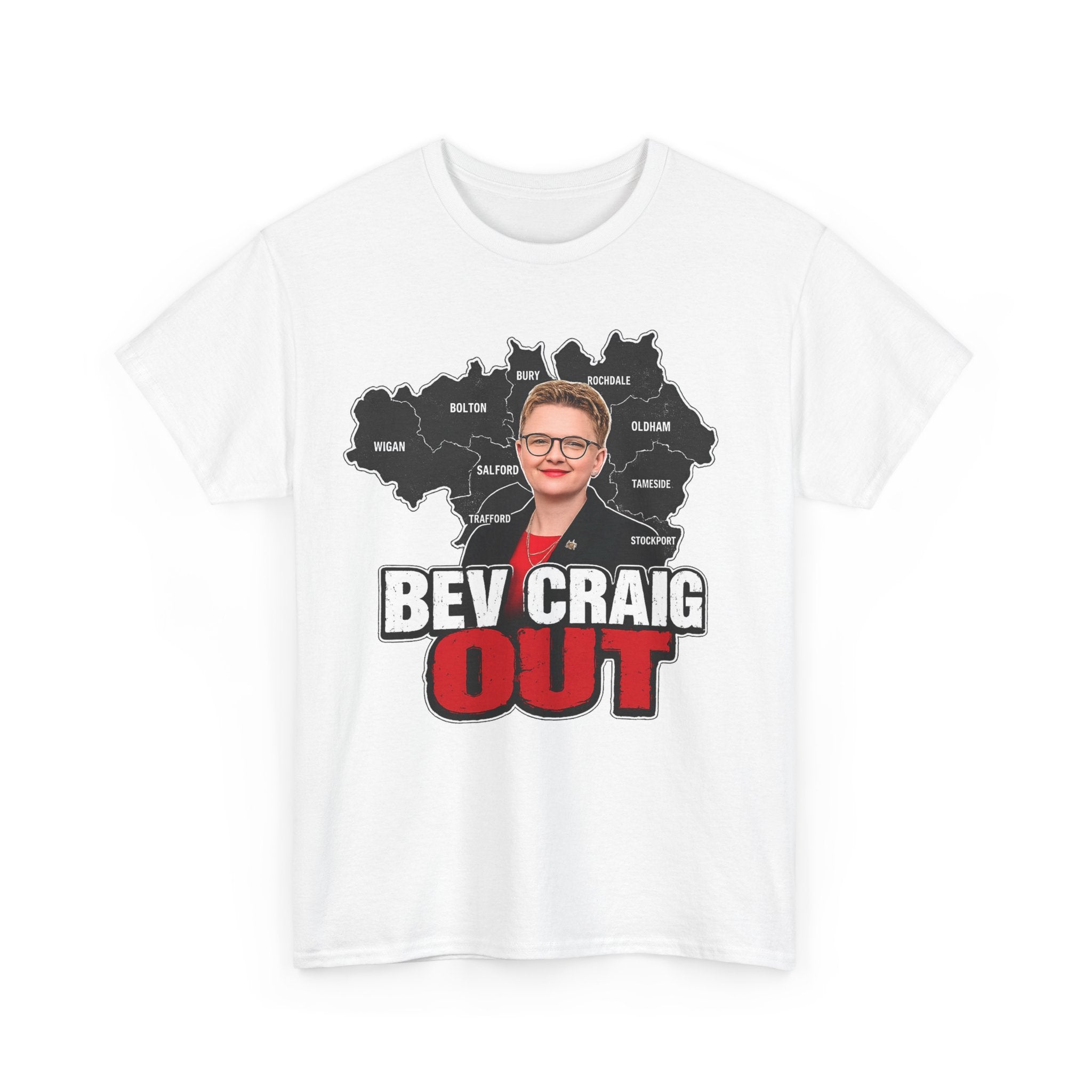 Bev Craig Out Greater Manchester Mayor Tee / T-Shirt