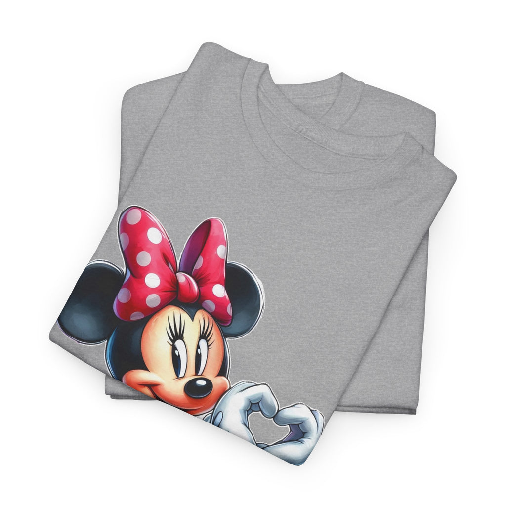 Minnie Mouse Character Heart Graphic Tee