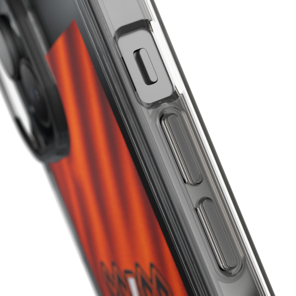 Salford CIty Inspired Phone Case — 'SCFC Back in Orange' Clear Protective Cover